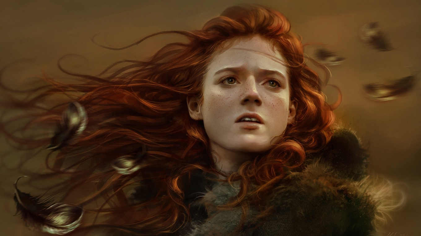 1360x765 Ygritte Rose Leslie Game Of Thrones Artwork 1360x765 ...