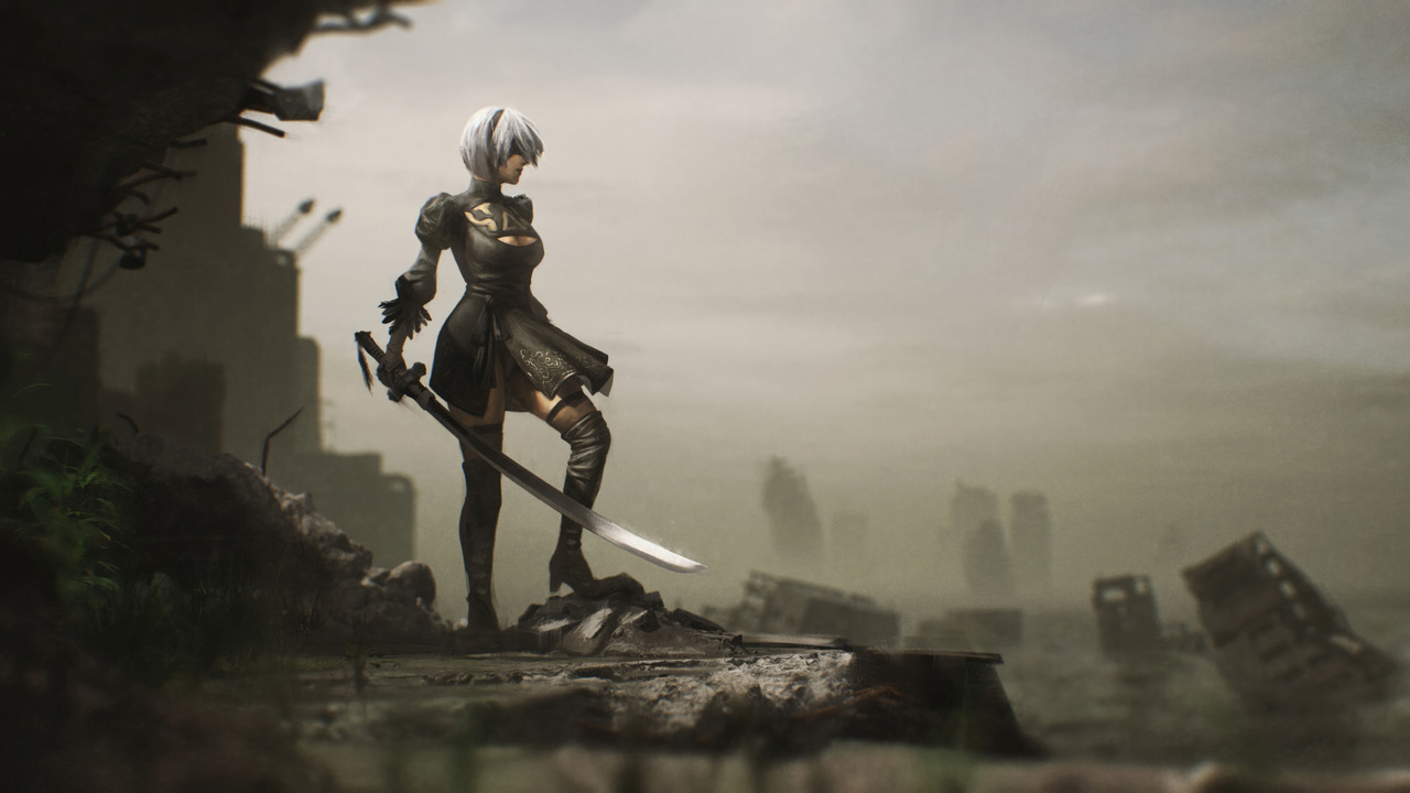 1280x720 YoRHa 2B NieR Automata 5k 720P ,HD 4k Wallpapers,Images ...