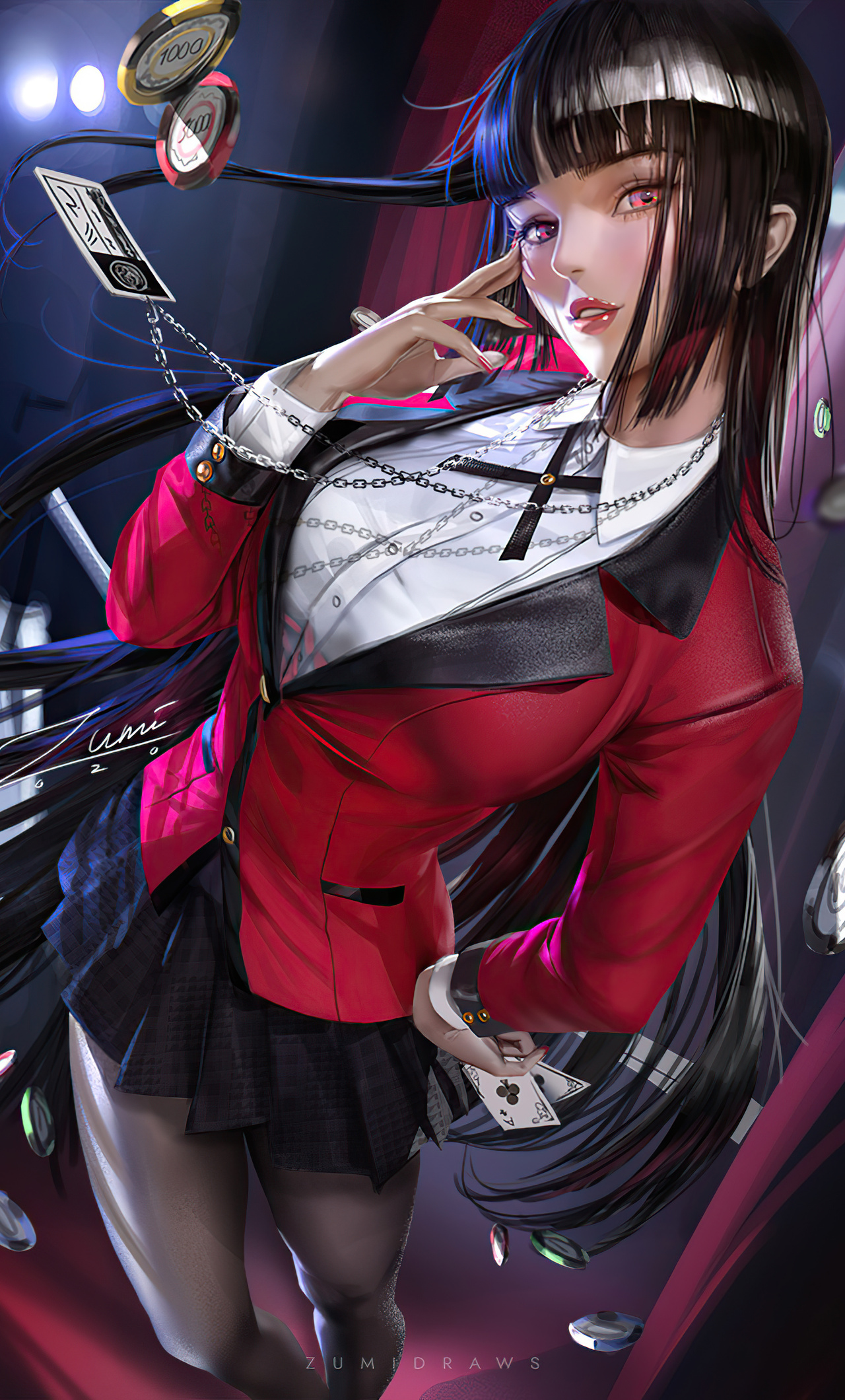 1280x2120 Yumeko Jabami iPhone 6+ ,HD 4k Wallpapers,Images,Backgrounds