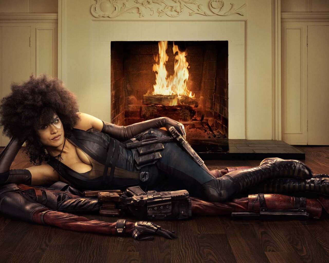 Zazie Beetz As Domino In Deadpool 2 In 1280x1024 Resolution. zazie-beetz-as...