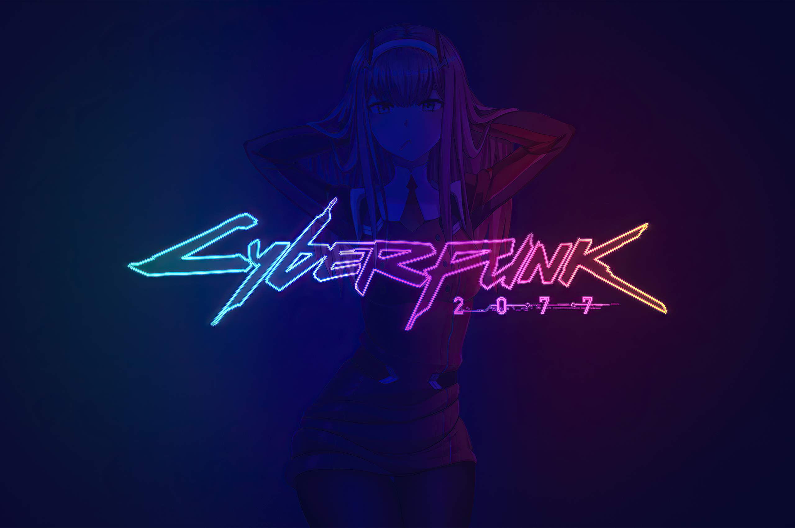 Cyberpunk logo animation фото 6