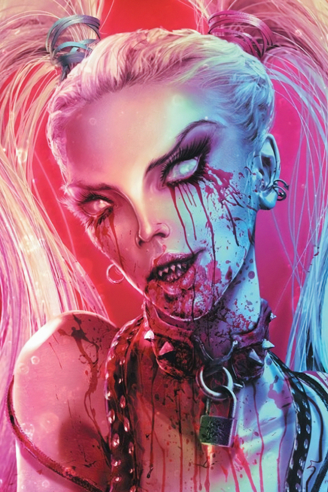 Zombie Harley Quinn In 640x960 Resolution. zombie-harley-quinn-52.jpg. 