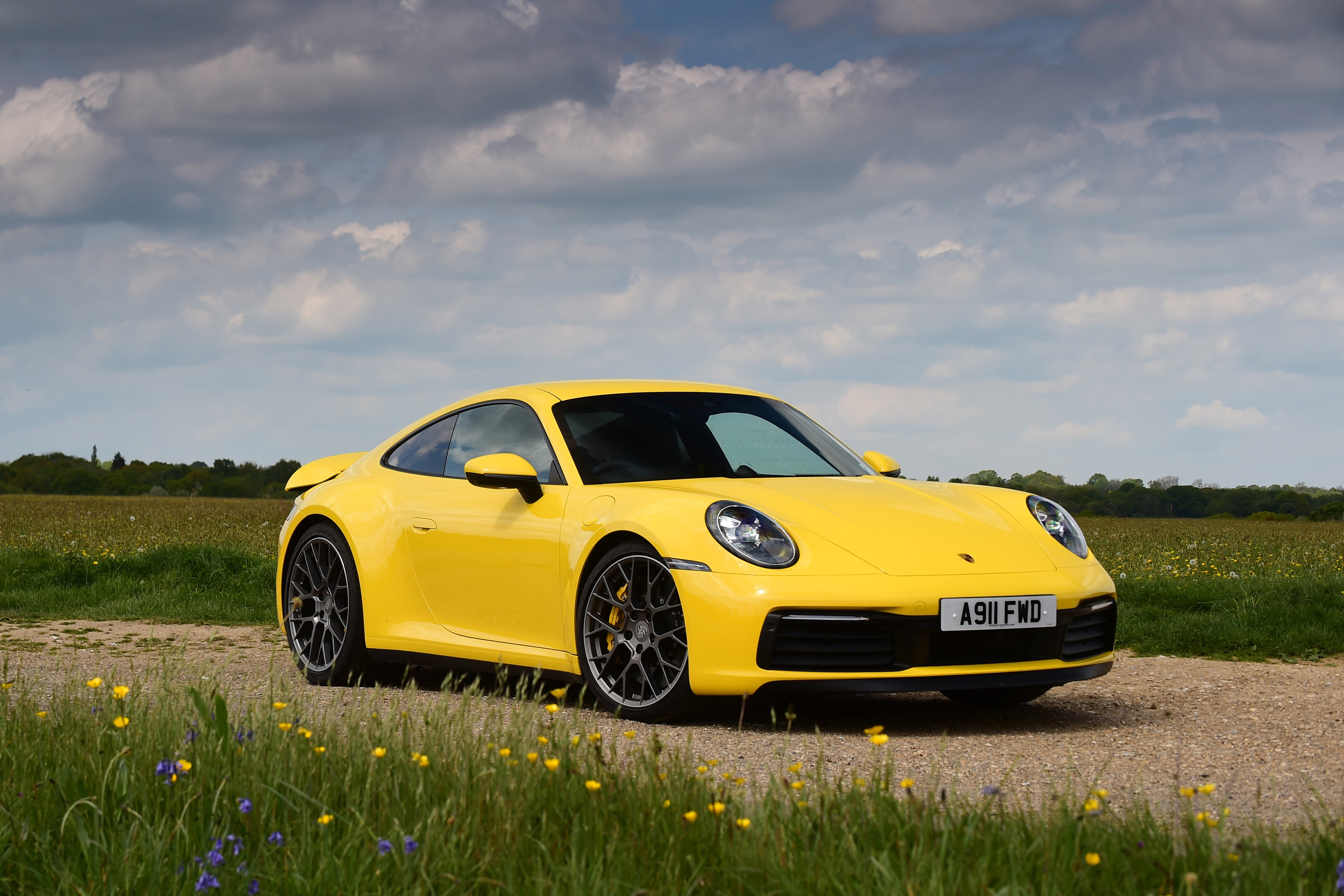 Yellow Porsche 911 Carrera Cars Wallpaper