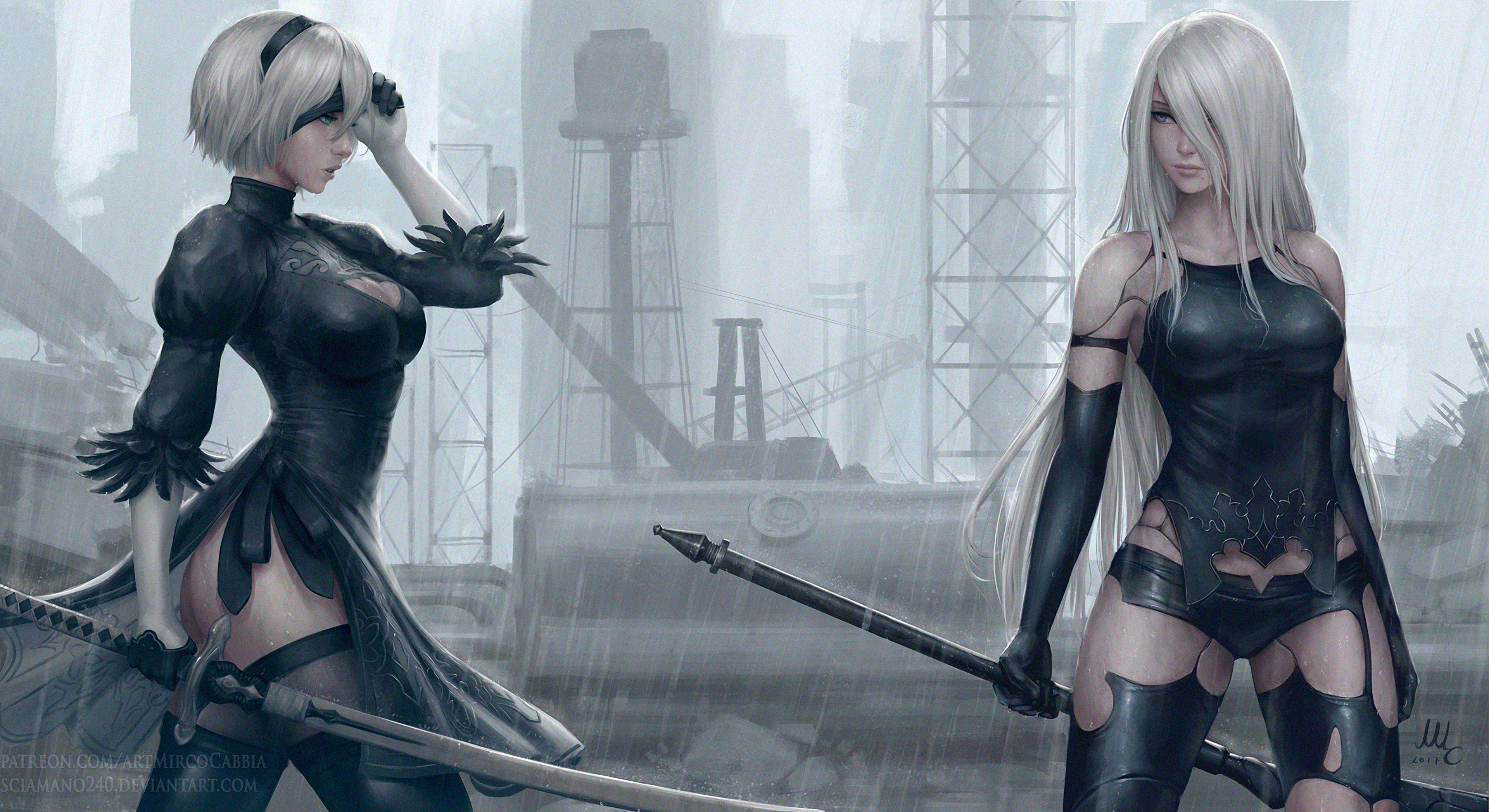2b And Nier Automata Hd Games 4k Wallpapers Images Backgrounds Photos And Pictures