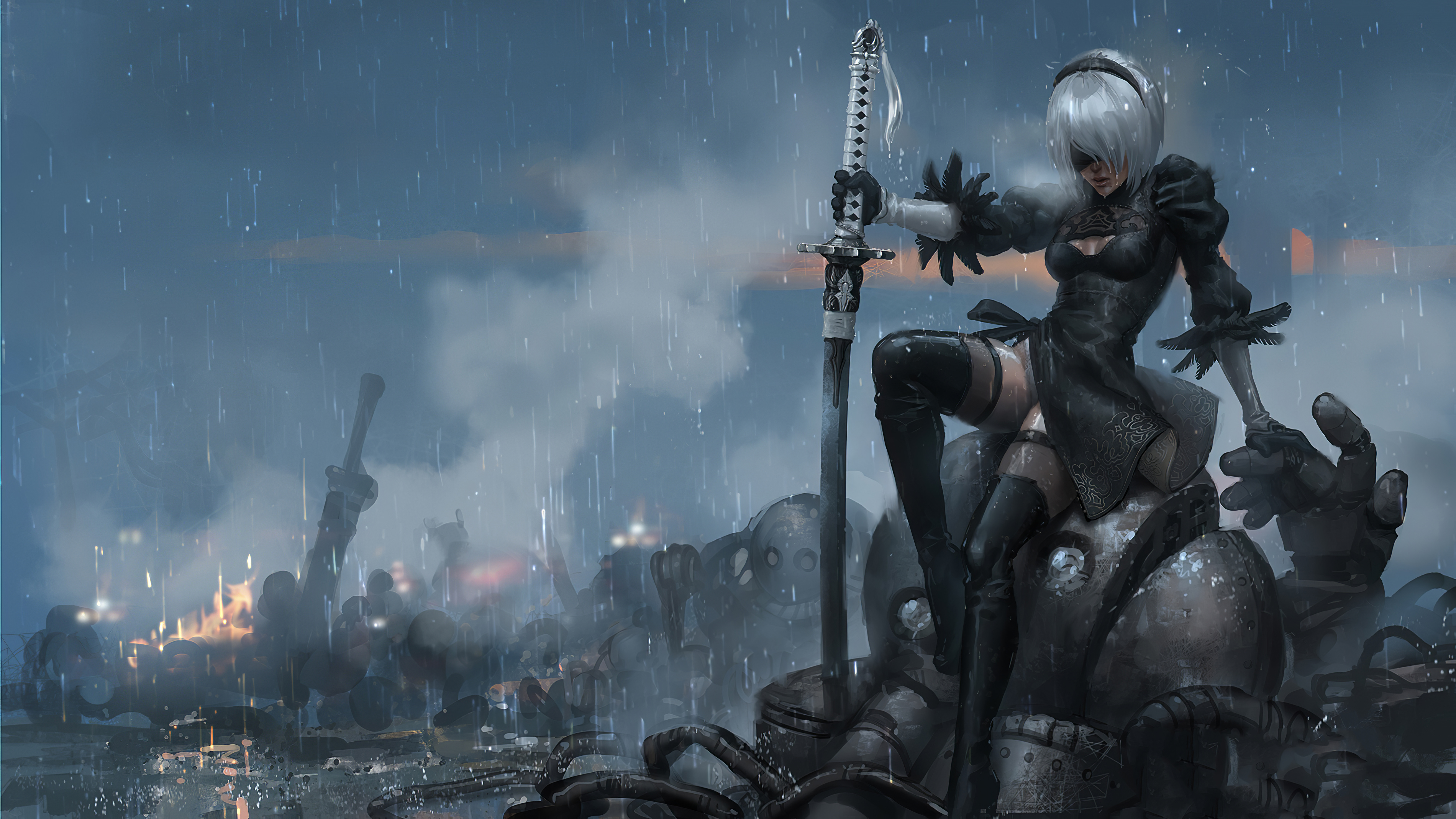 2b Nier Fanart Winner Hd Games 4k Wallpapers Images Backgrounds Photos And Pictures