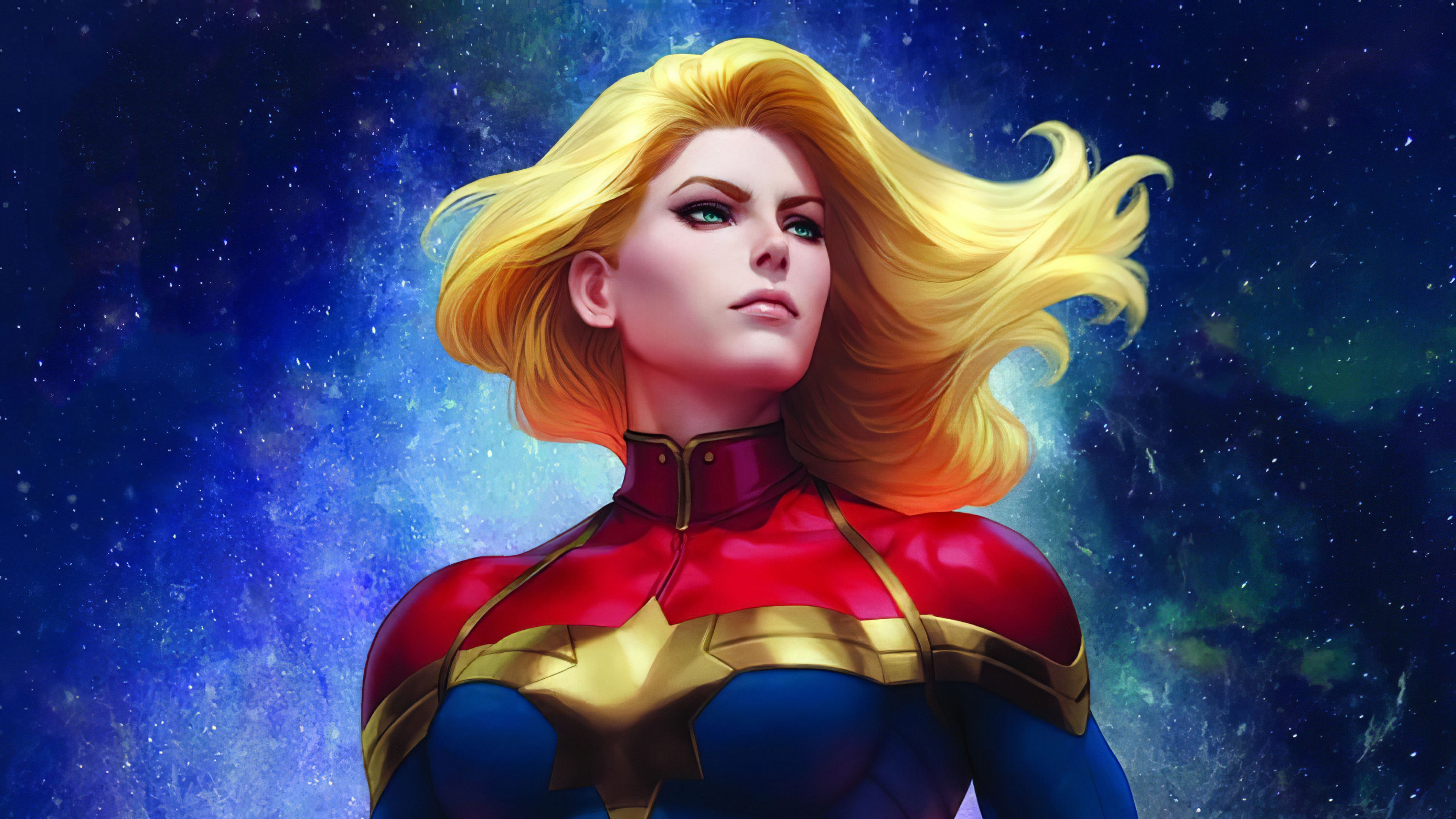 4k Captain Marvel Art 2020, HD Superheroes, 4k Wallpapers, Images