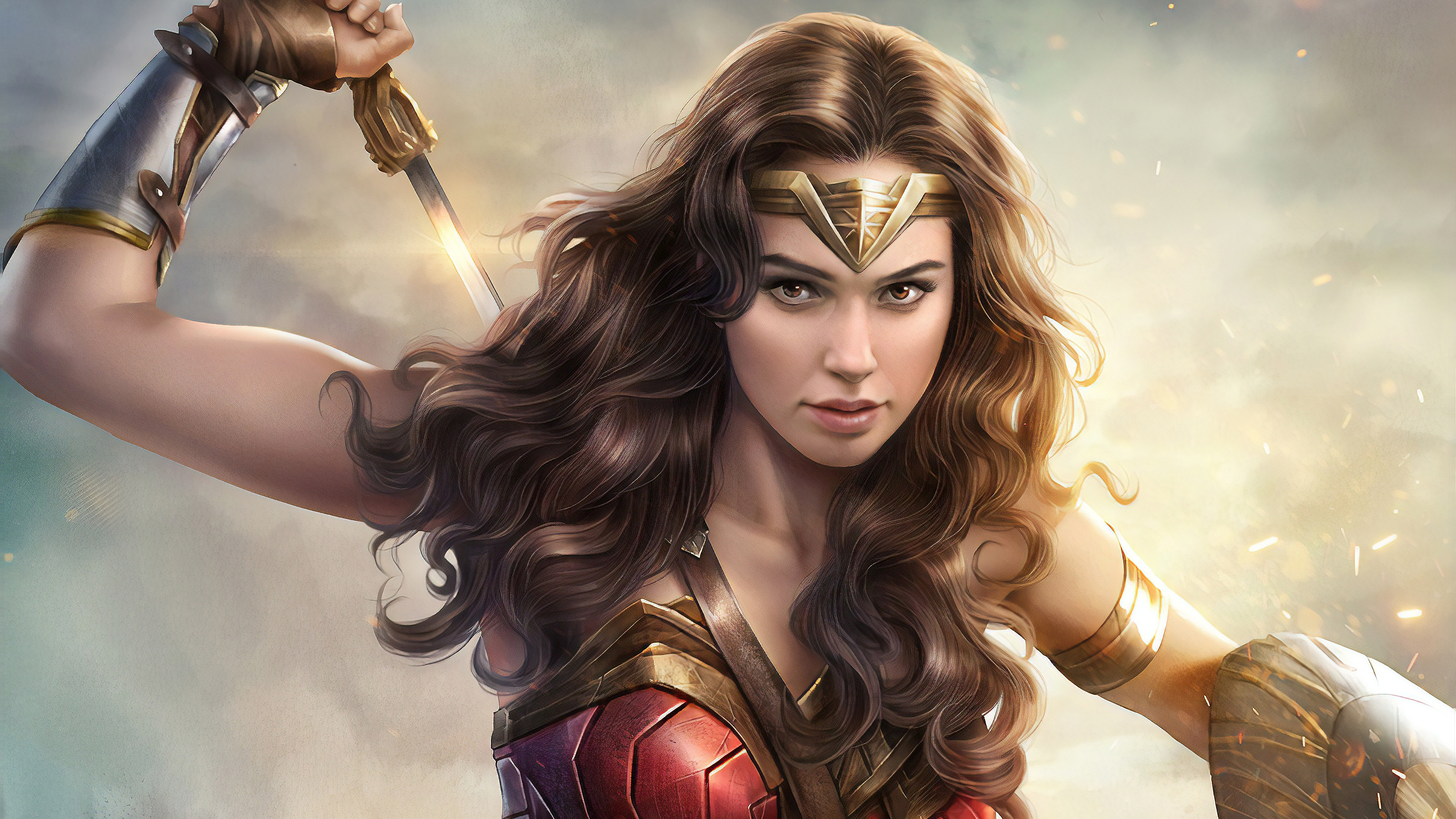 1360x768 4k Gal Gadot Wonder Woman Laptop HD HD 4k Wallpapers, Images,  Backgrounds, Photos and Pictures