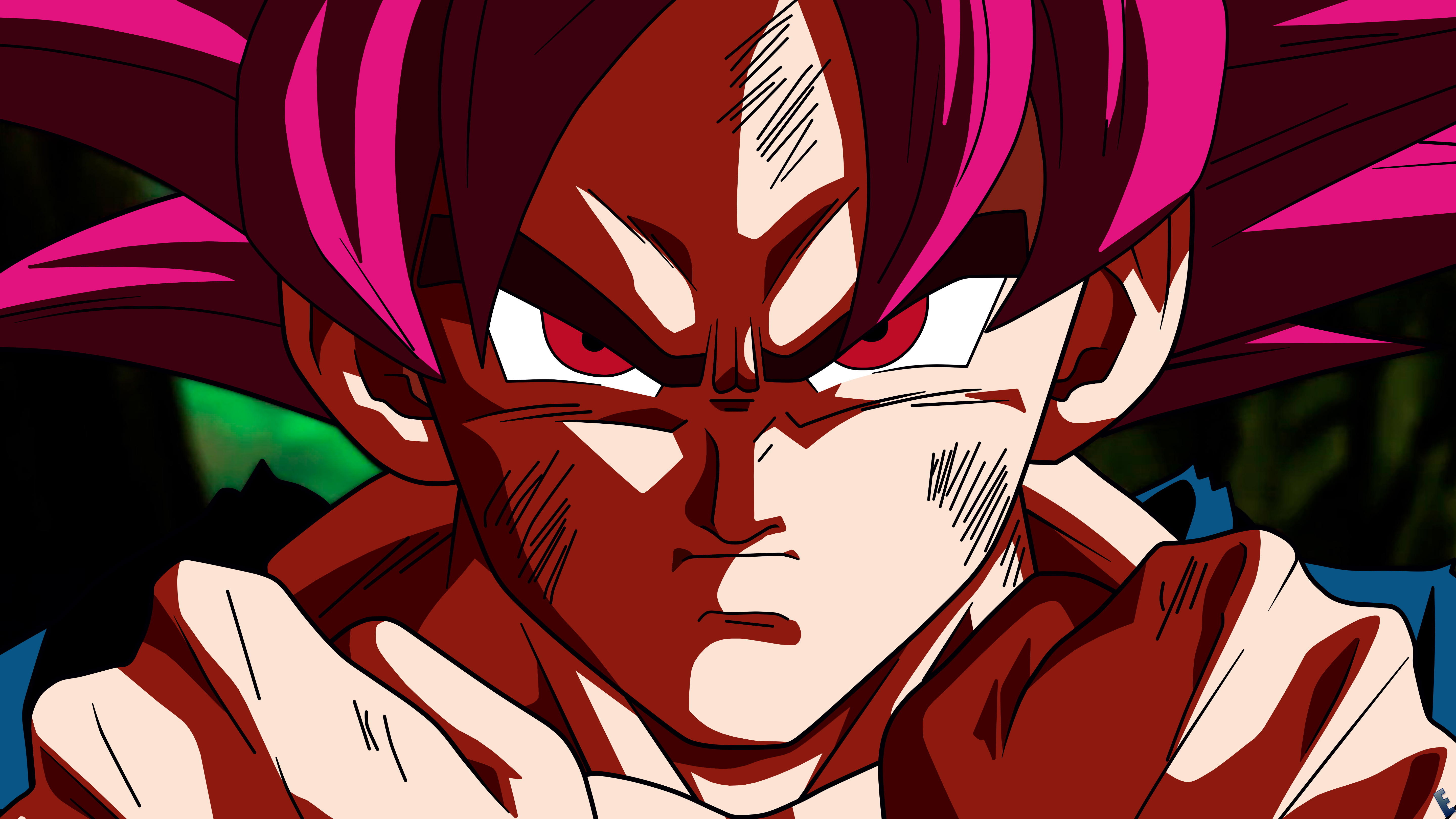 4k Goku SSJG Dragon Ball Super, HD Anime, 4k Wallpapers, Images