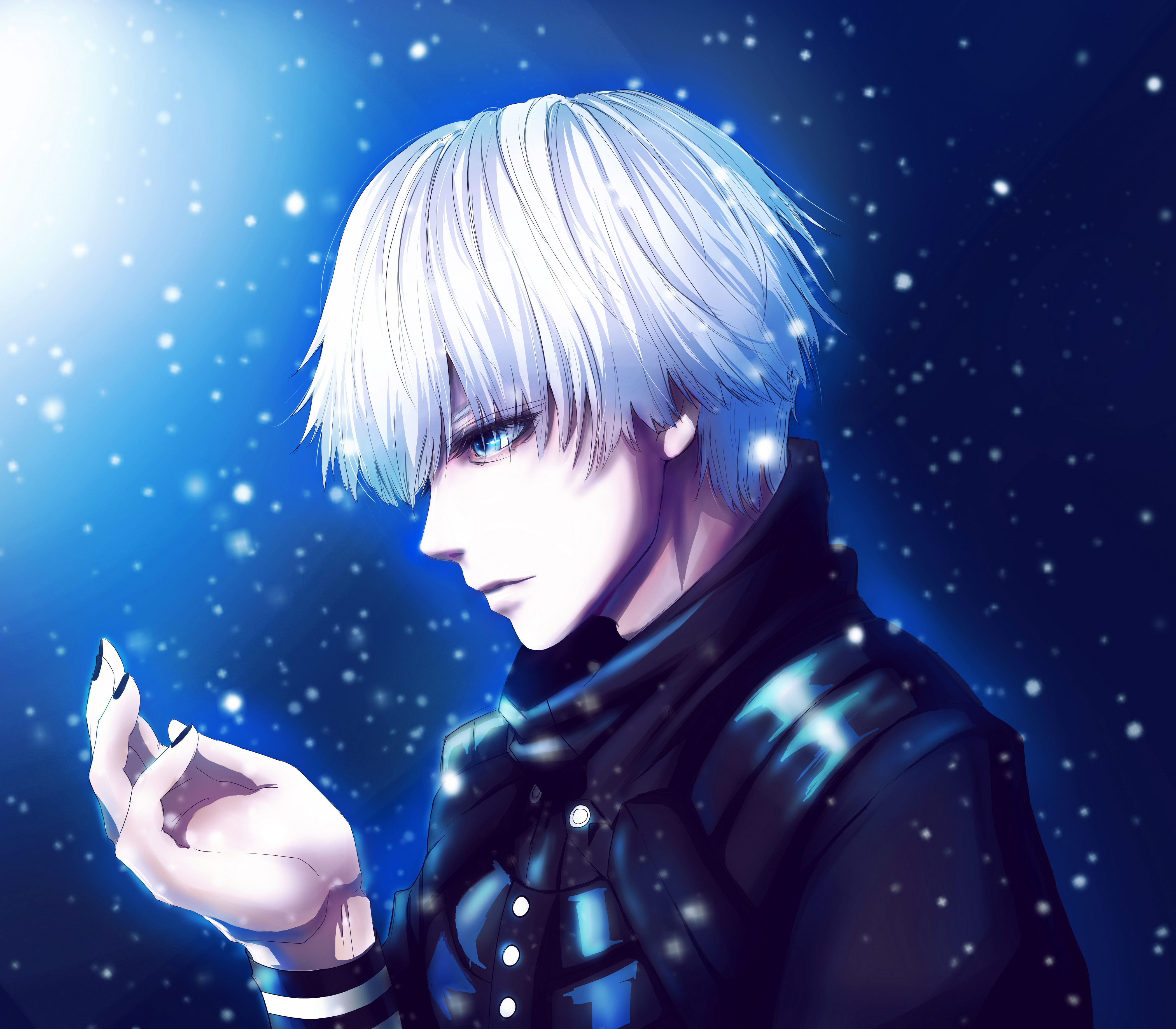 Download wallpaper 1920x1080 tokyo ghoul, artwork, ken kaneki