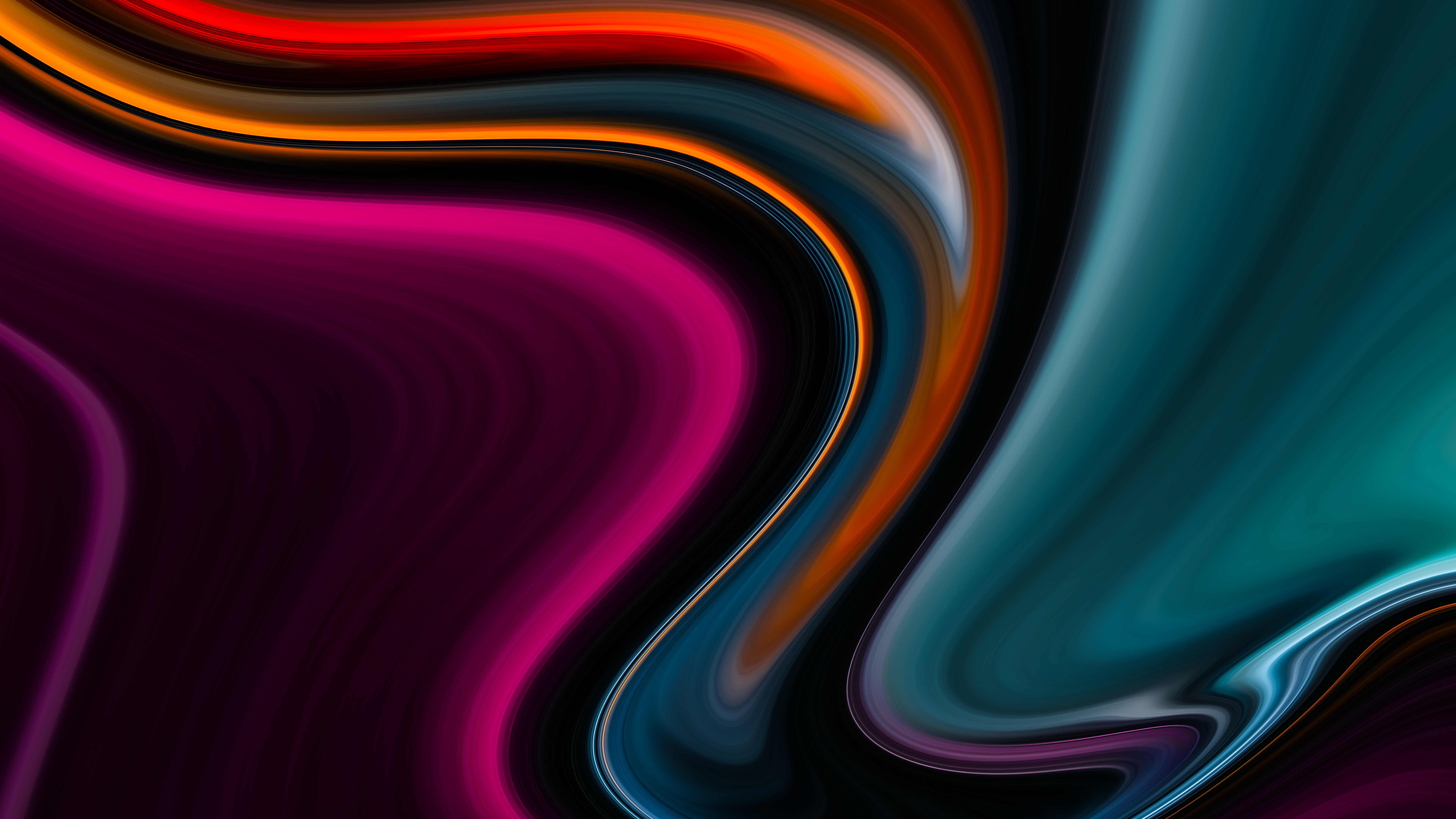 Flow Colors Hd Abstract Desktop Wallpaper