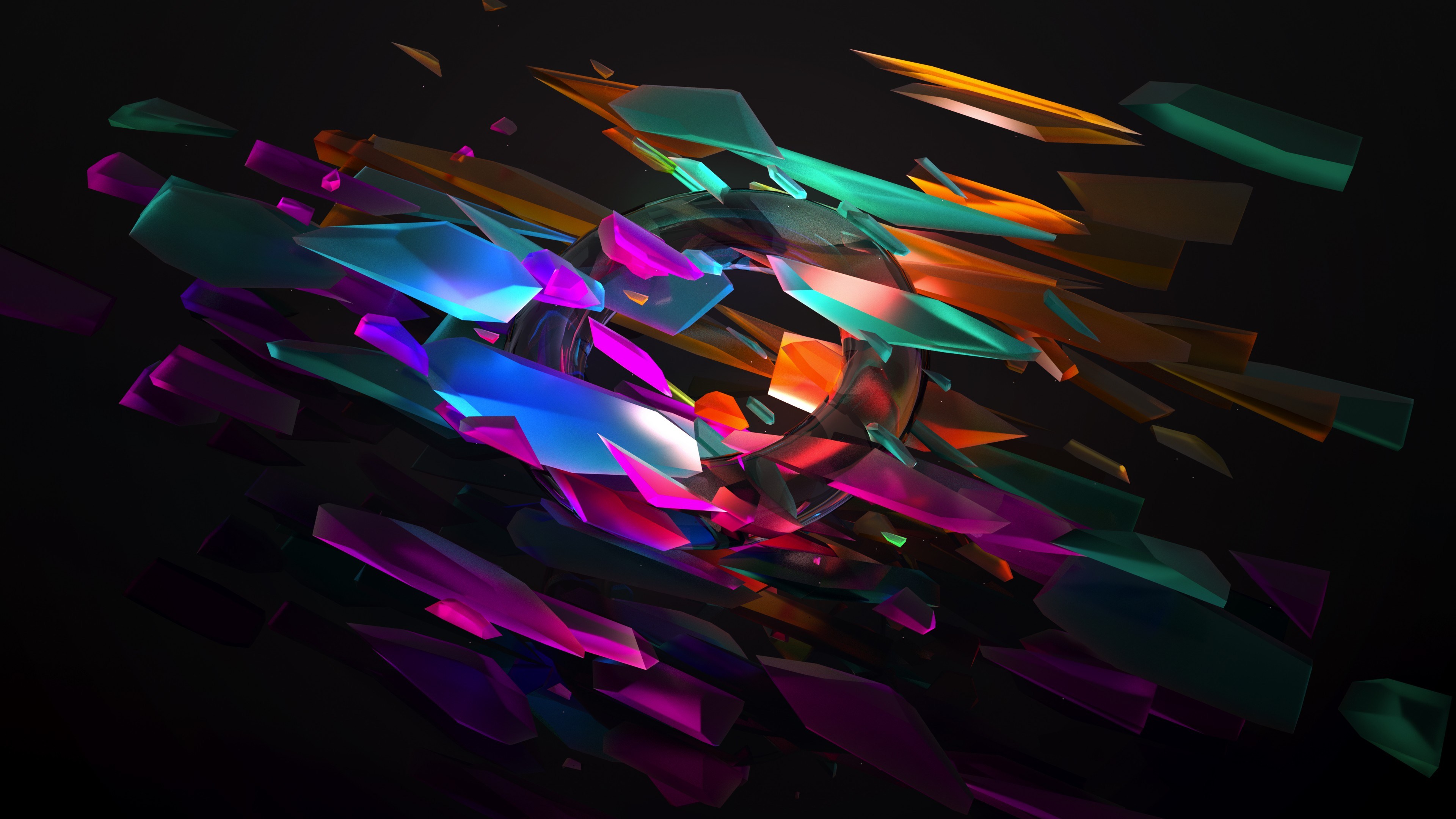 Abstract Colorful Shape 4k, HD Abstract