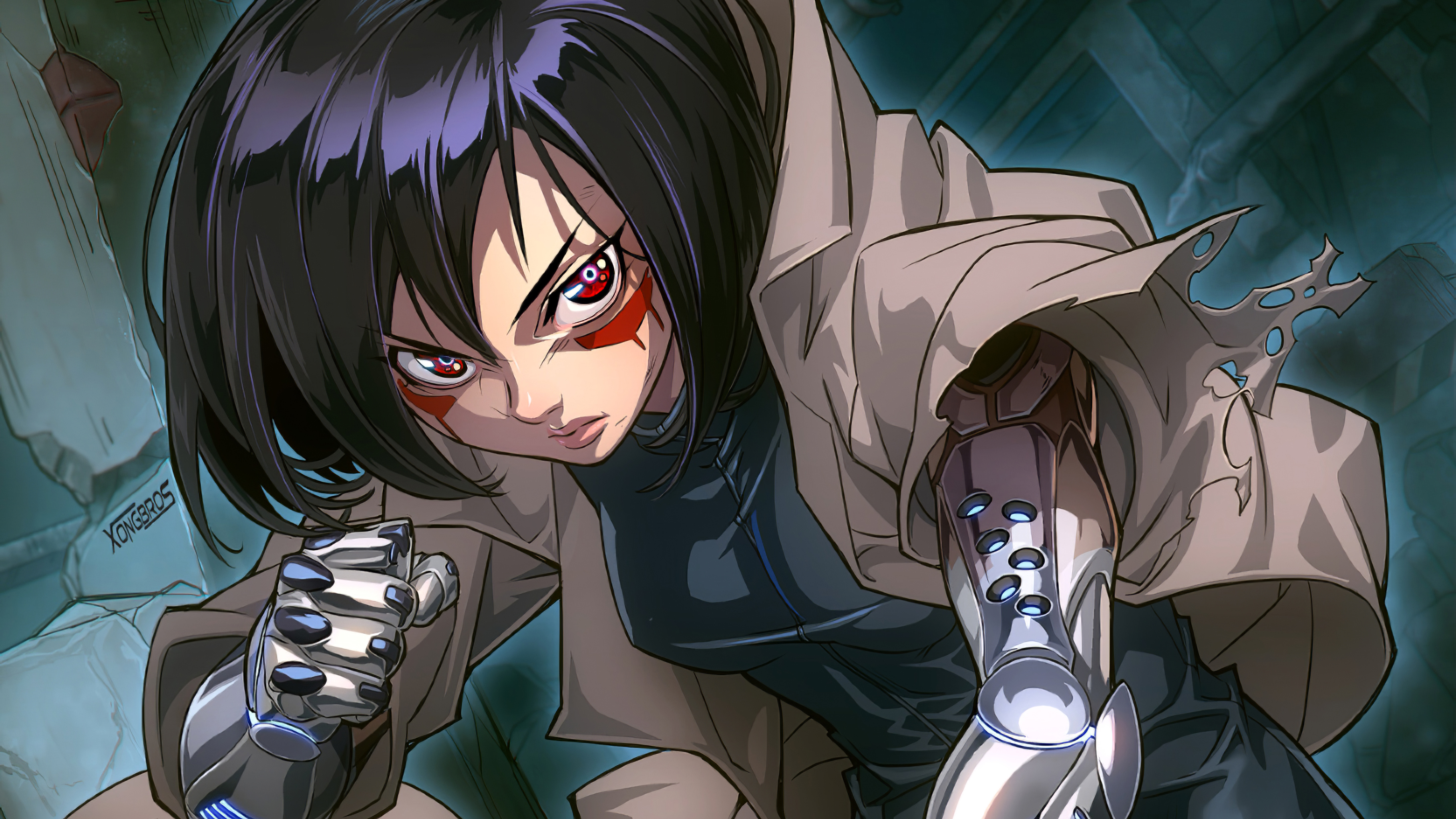 1336x768 Alita Battle Angel Fan Artwork 4k Laptop HD HD 4k Wallpapers,  Images, Backgrounds, Photos and Pictures
