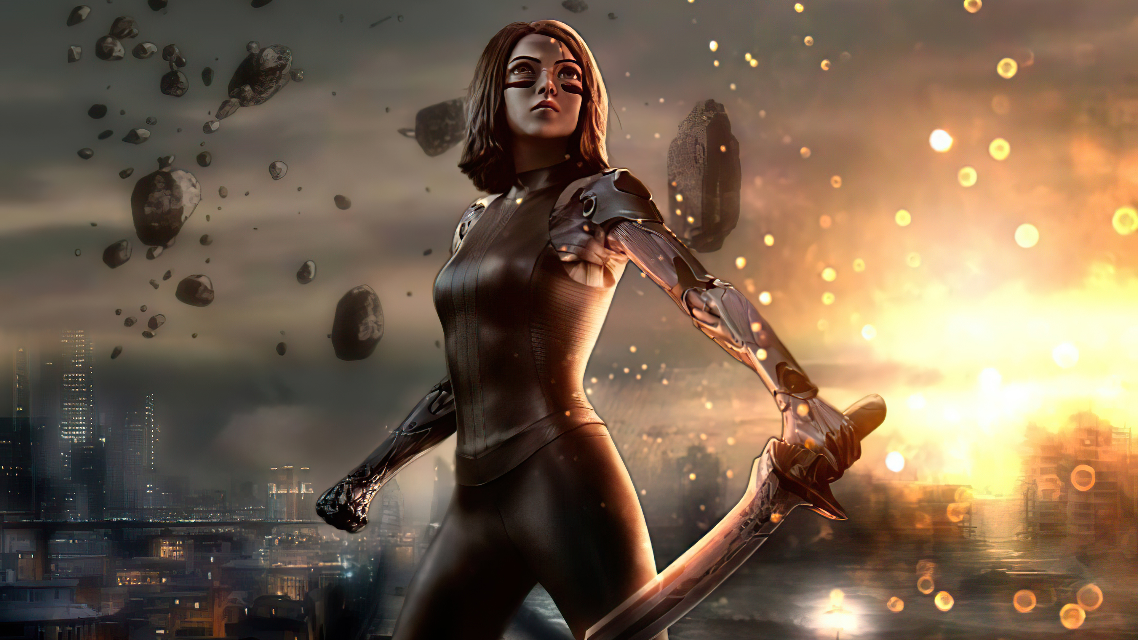 Alita Battle Angel Glowing Portrait 4k, HD Movies, 4k Wallpapers, Images,  Backgrounds, Photos and Pictures