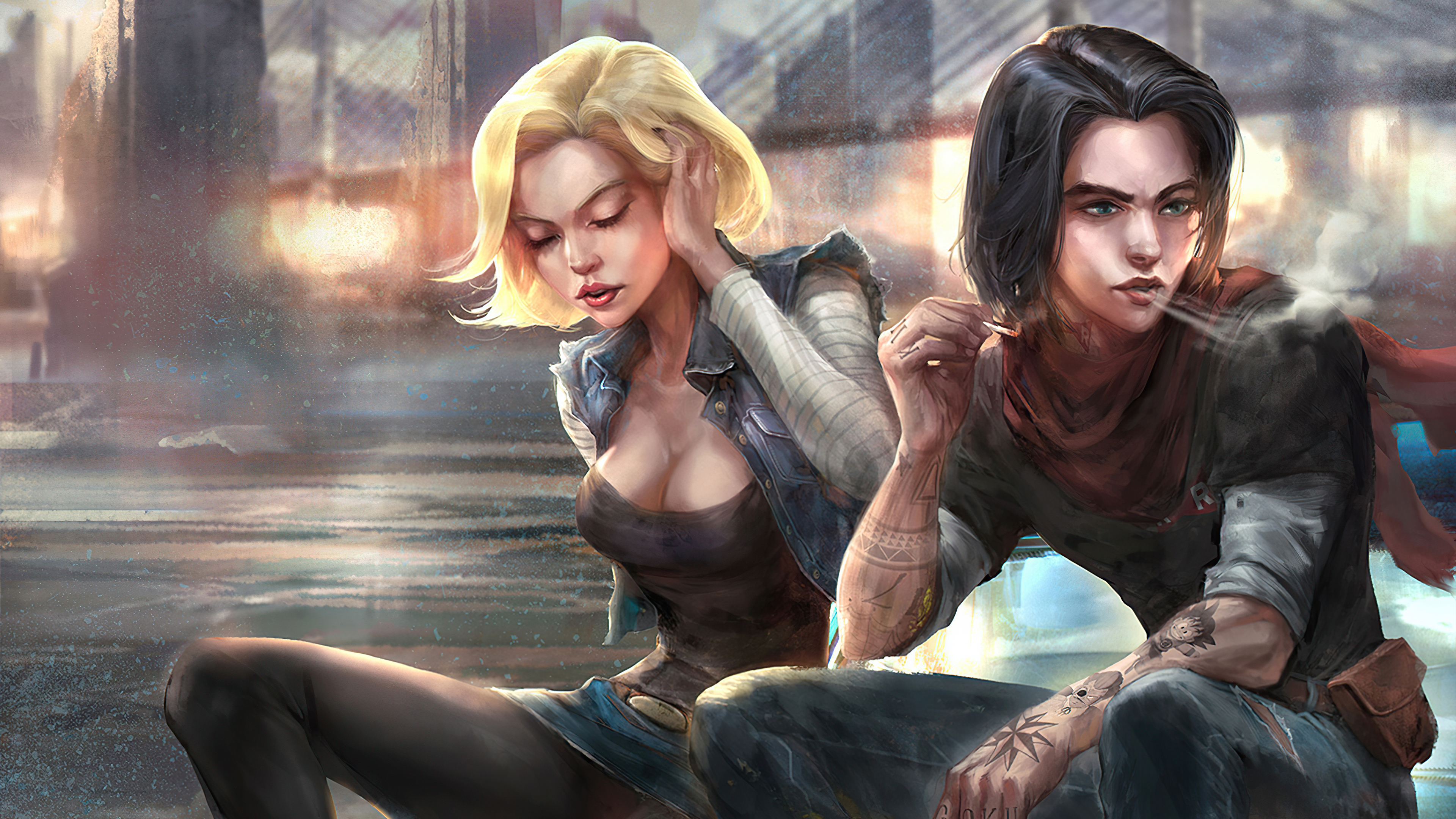 Android 18 And Android 17, HD Anime, 4k Wallpapers, Images, Backgrounds,  Photos and Pictures