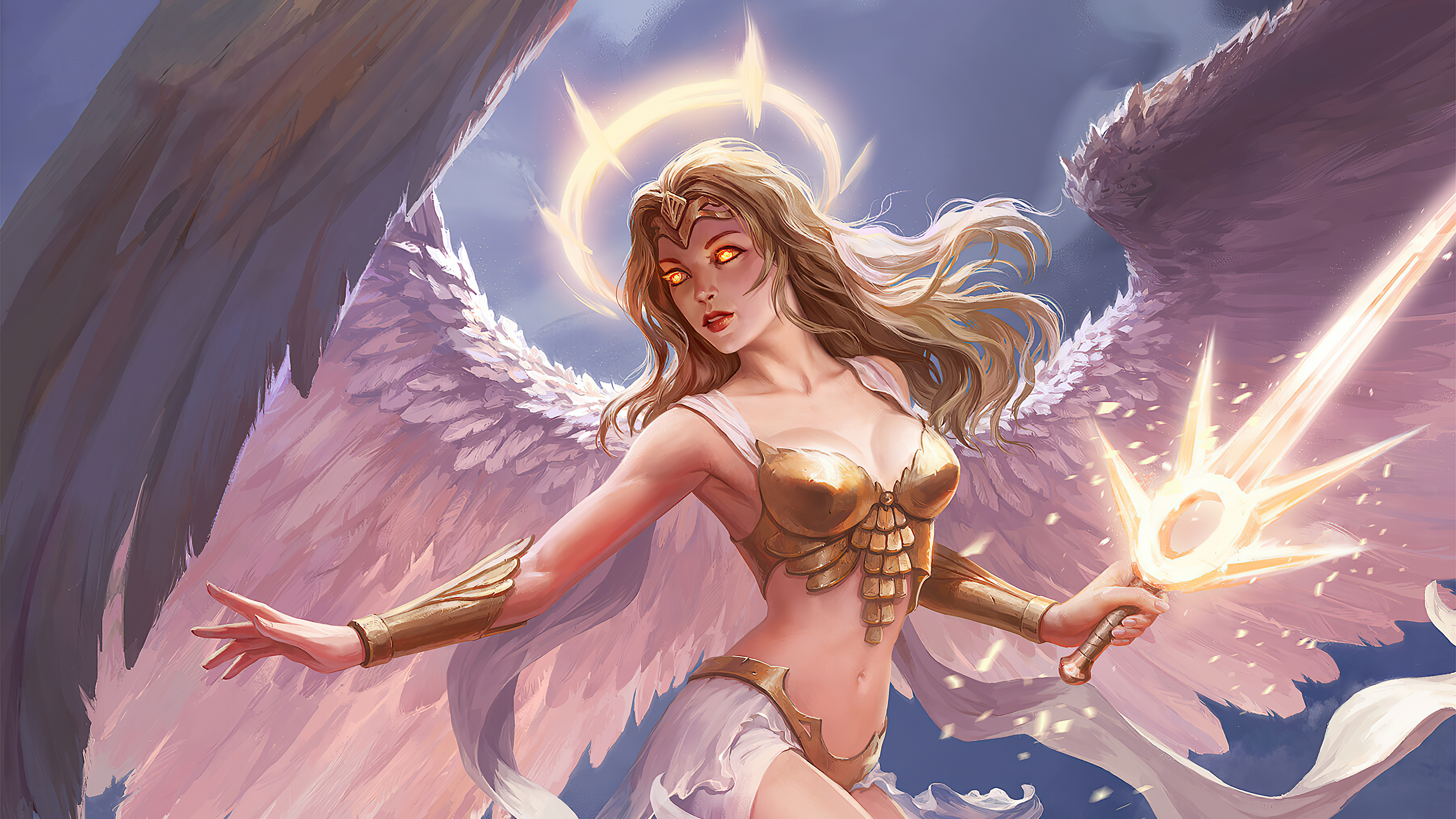 Angel And The Demon 4k, HD Artist, 4k Wallpapers, Images, Backgrounds,  Photos and Pictures