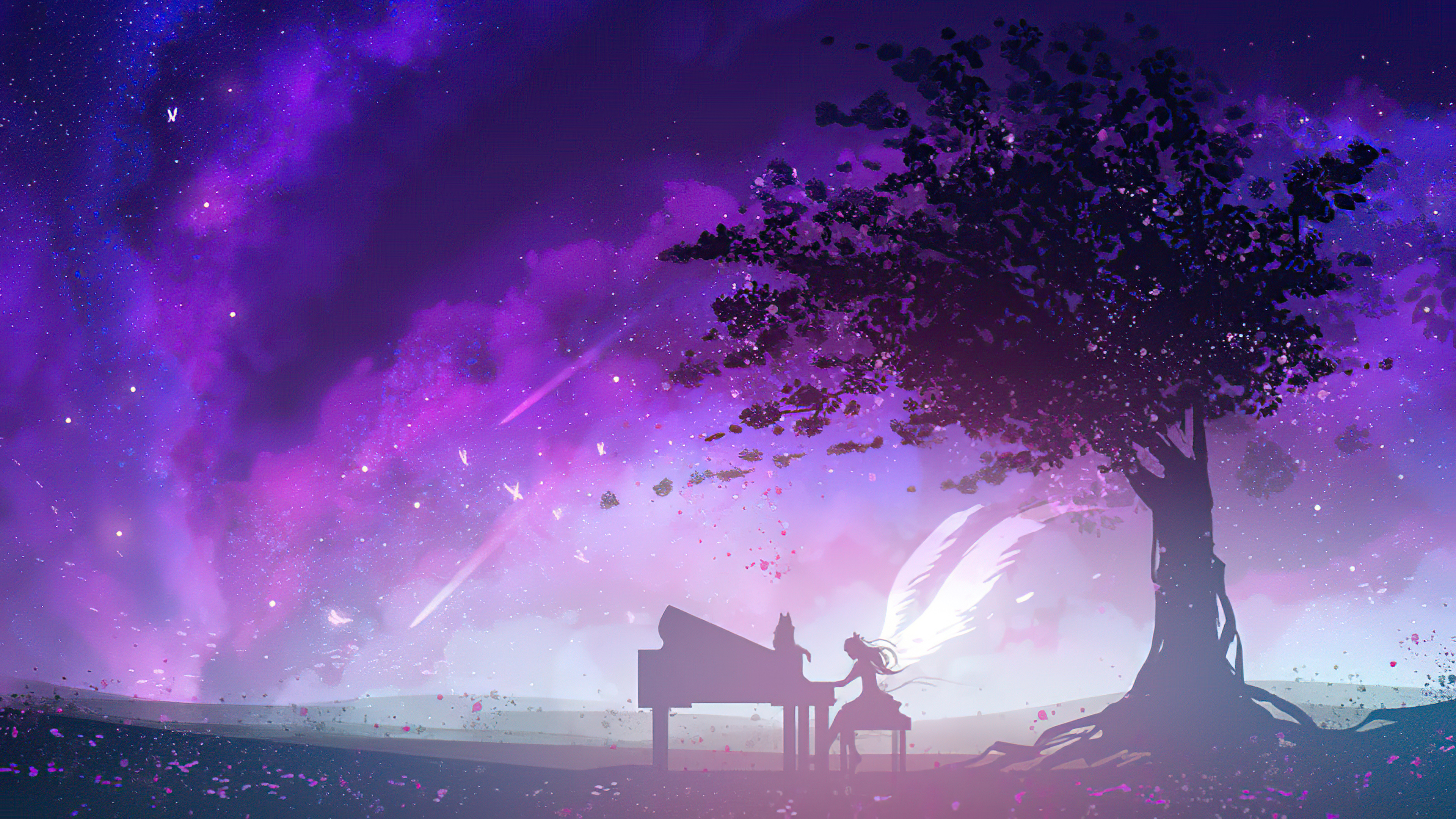 1440x900 Angel Girl Playing Piano Dreamy 4k 1440x900 Resolution HD 4k  Wallpapers, Images, Backgrounds, Photos and Pictures
