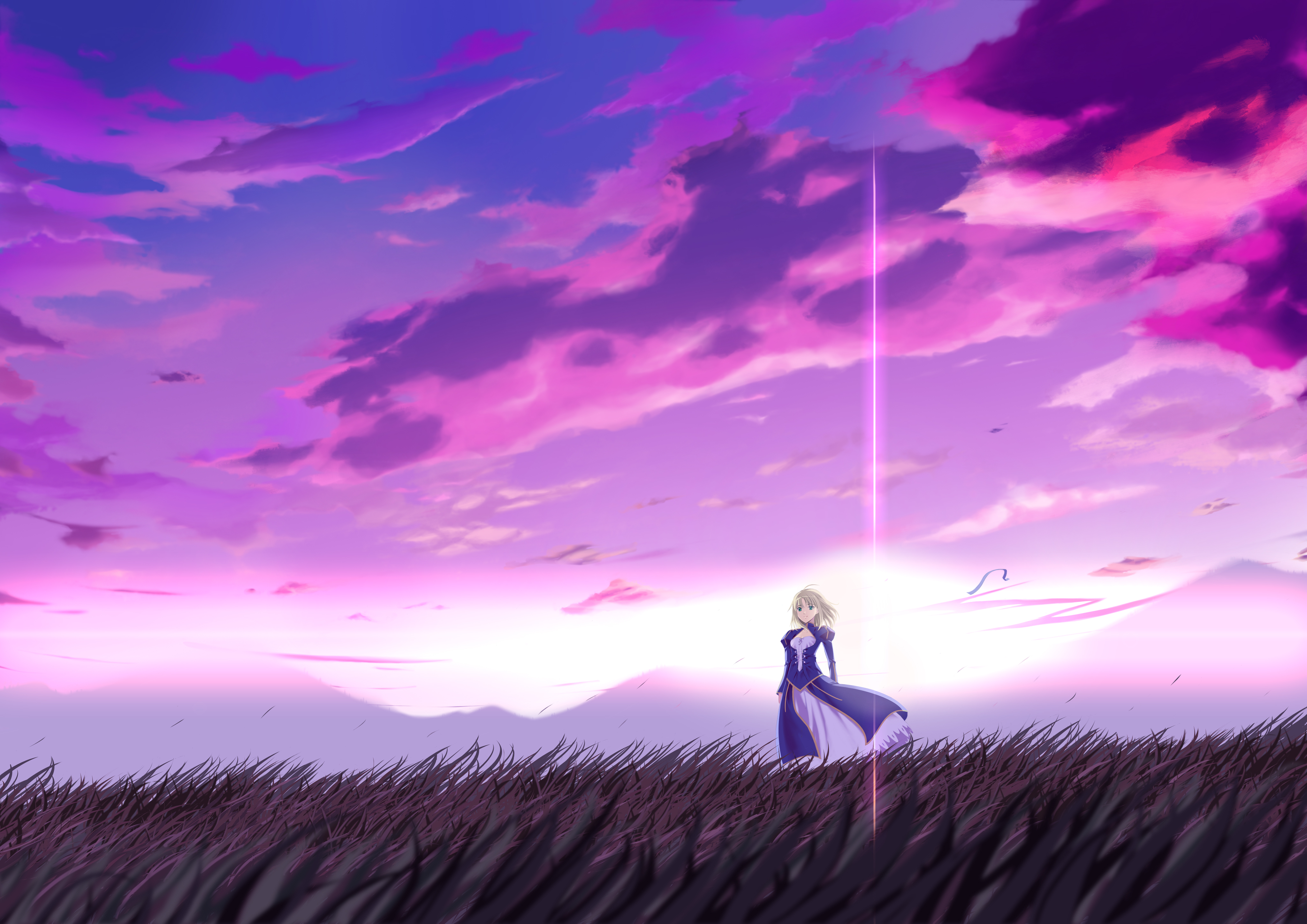 Fate Stay Night Saber UHD 4K Wallpaper  Pixelz