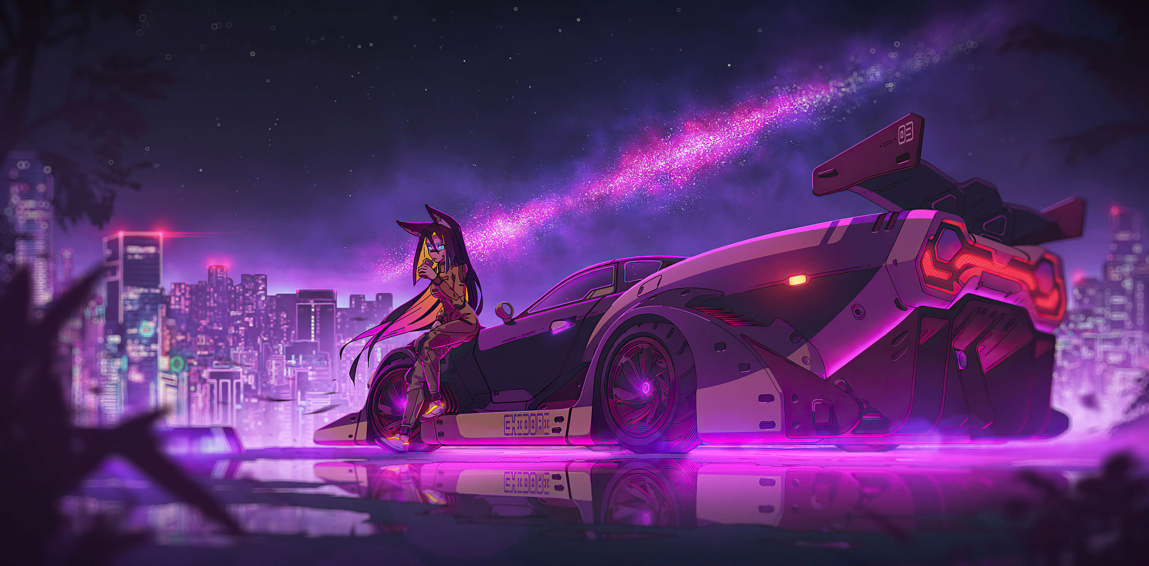 Anime Girl Cyberpunk Ride 4k, HD Anime, 4k Wallpapers ...