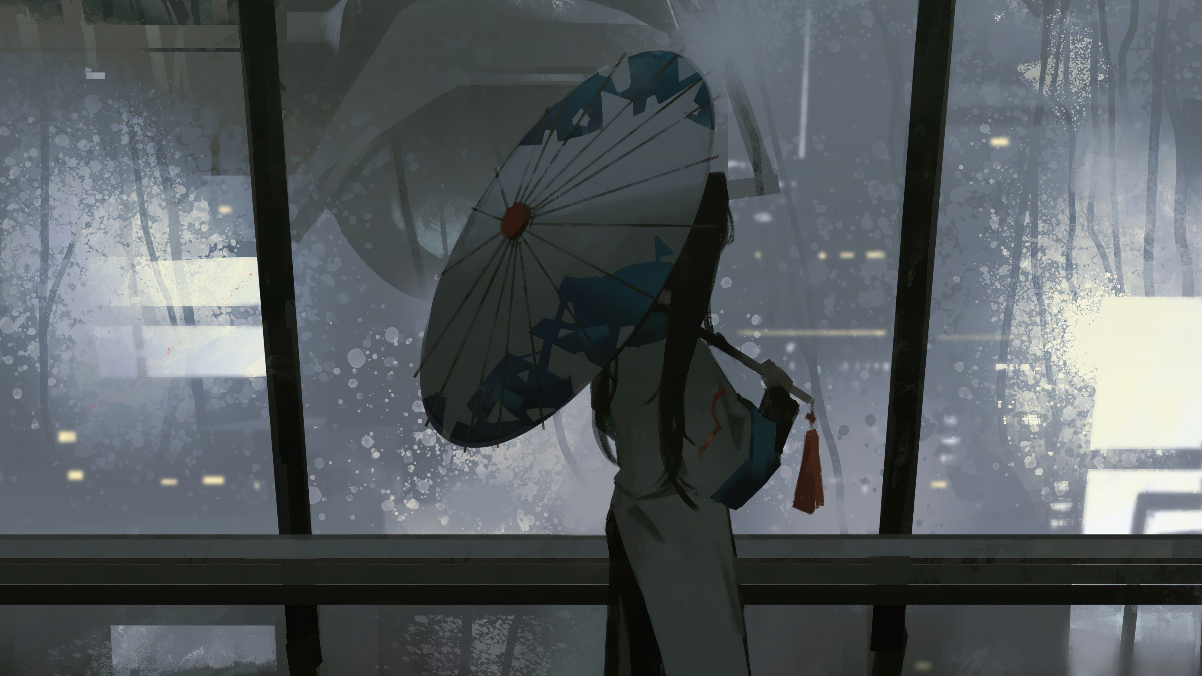 Anime Girl Dark Night Umbrella Raining 4k, HD Anime, 4k Wallpapers, Images,  Backgrounds, Photos and Pictures