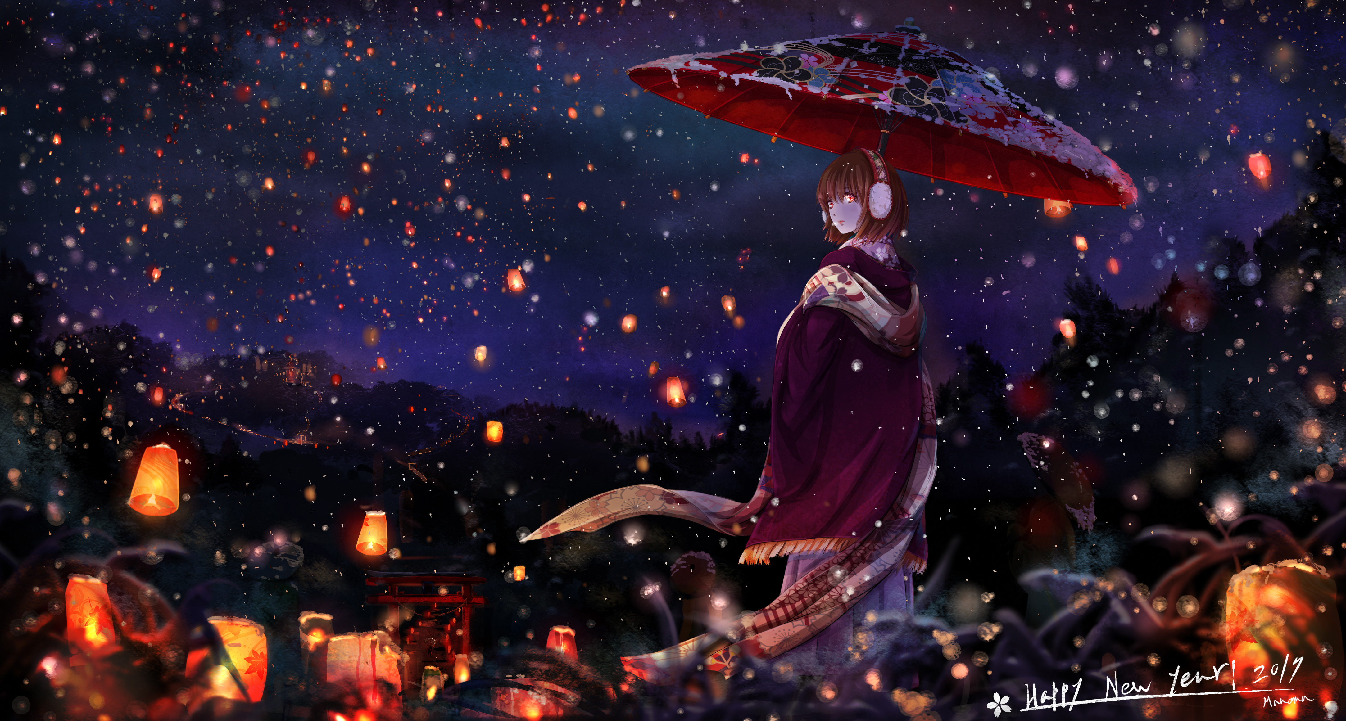 Anime Girl With Umbrella, HD Anime, 4k Wallpapers, Images, Backgrounds