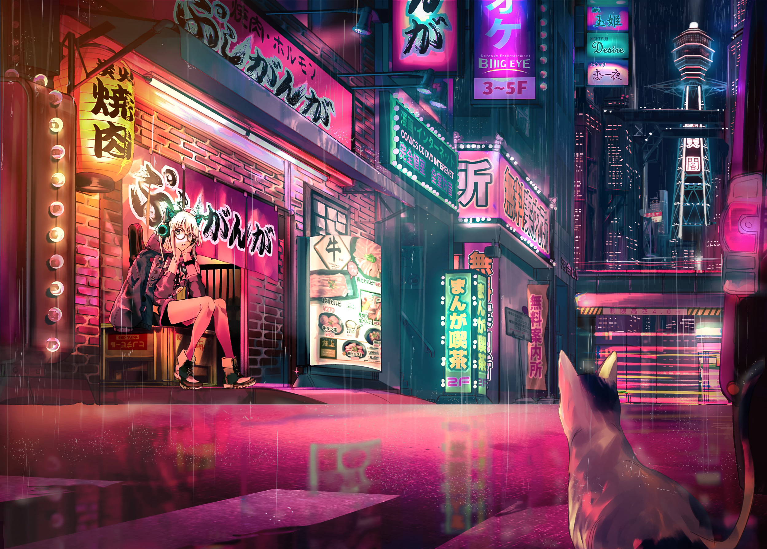 HD aesthetic pink anime wallpapers  Peakpx