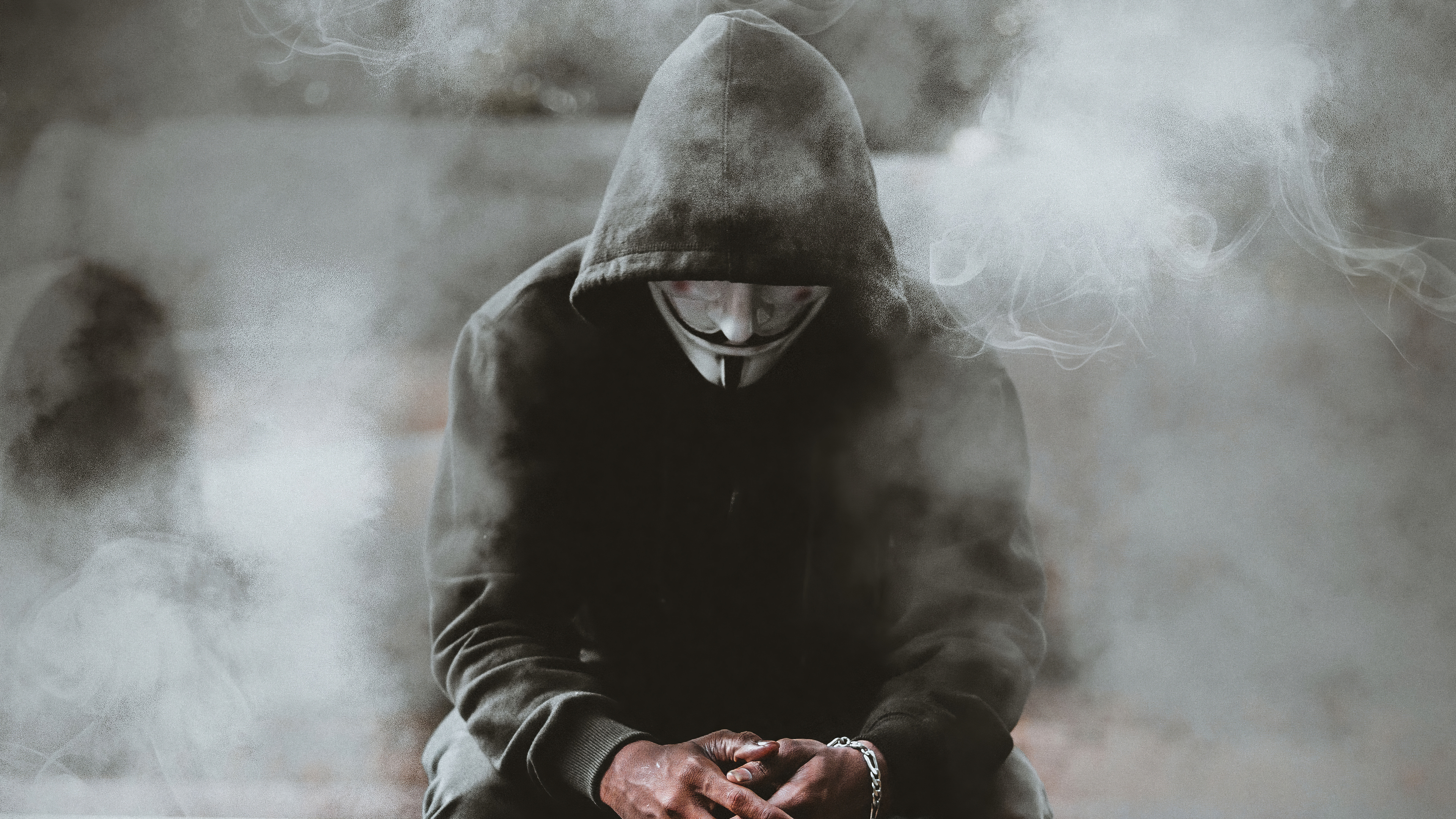 Anonymus Guy Smoke 4k, HD Artist, 4k Wallpapers, Images ...