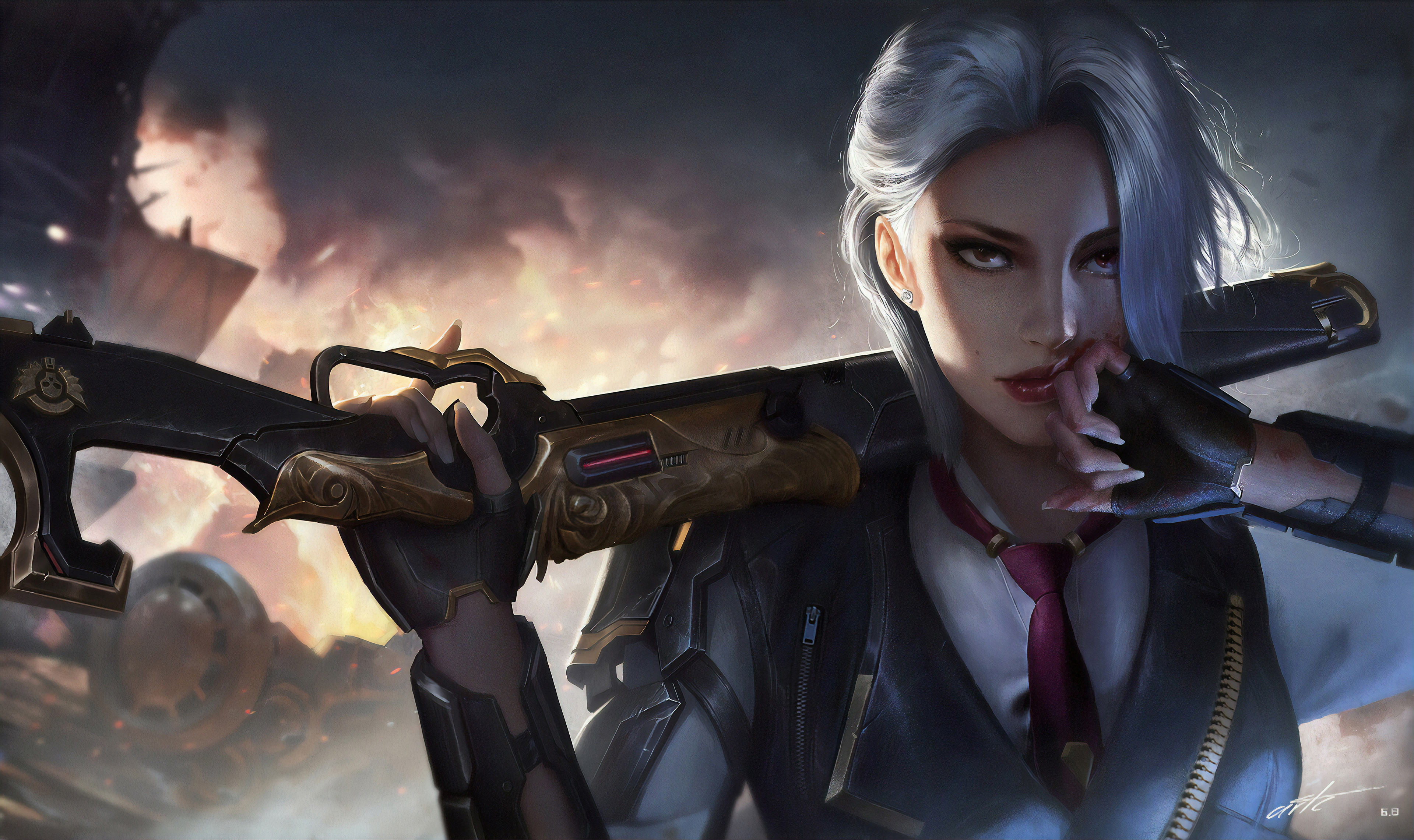 Ashe Overwatch Game Art 4k, HD Games, 4k Wallpapers, Images 