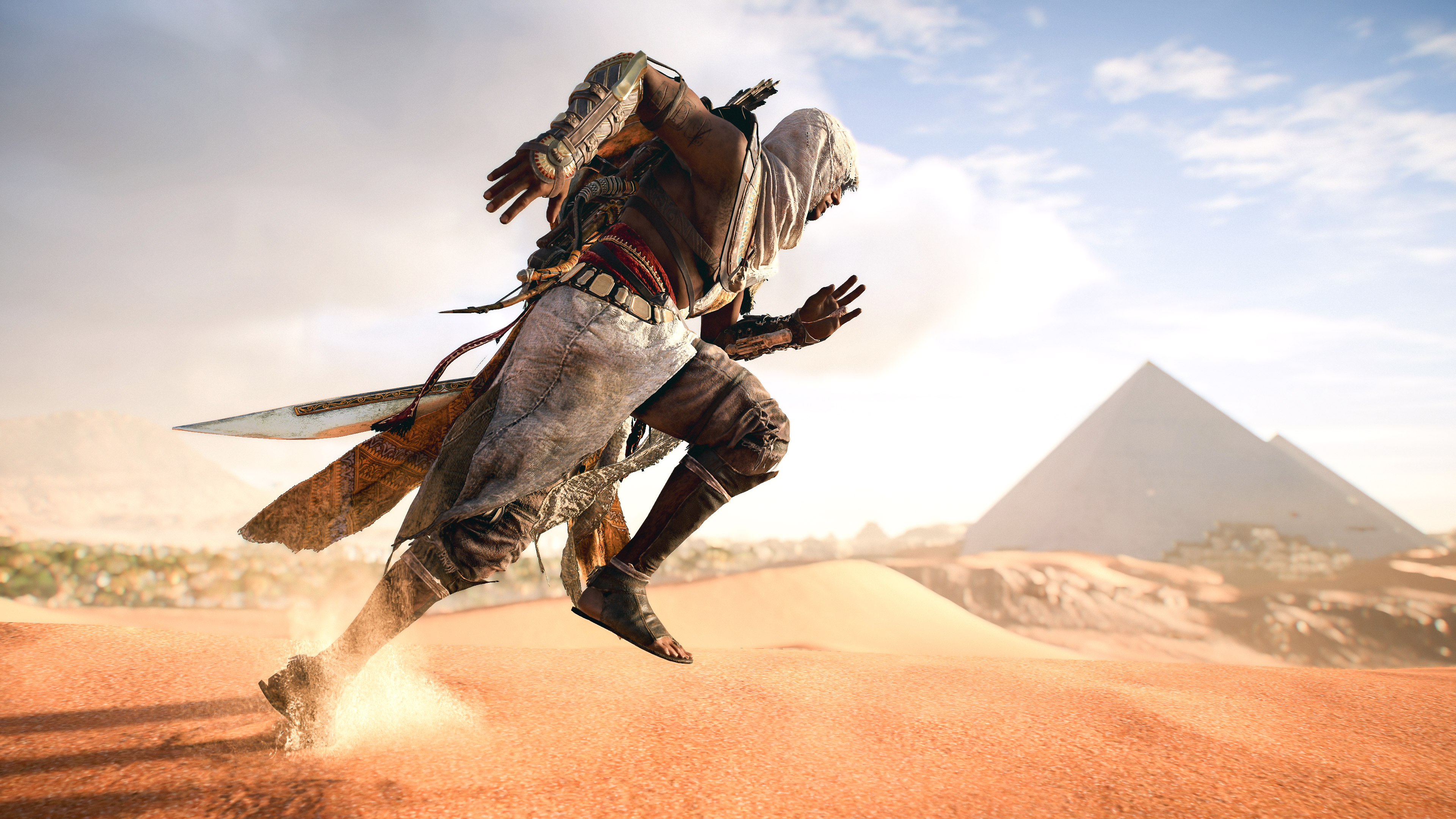 Assassins Creed Origins Hot Desert 4K Ultra HD Mobile Wallpaper