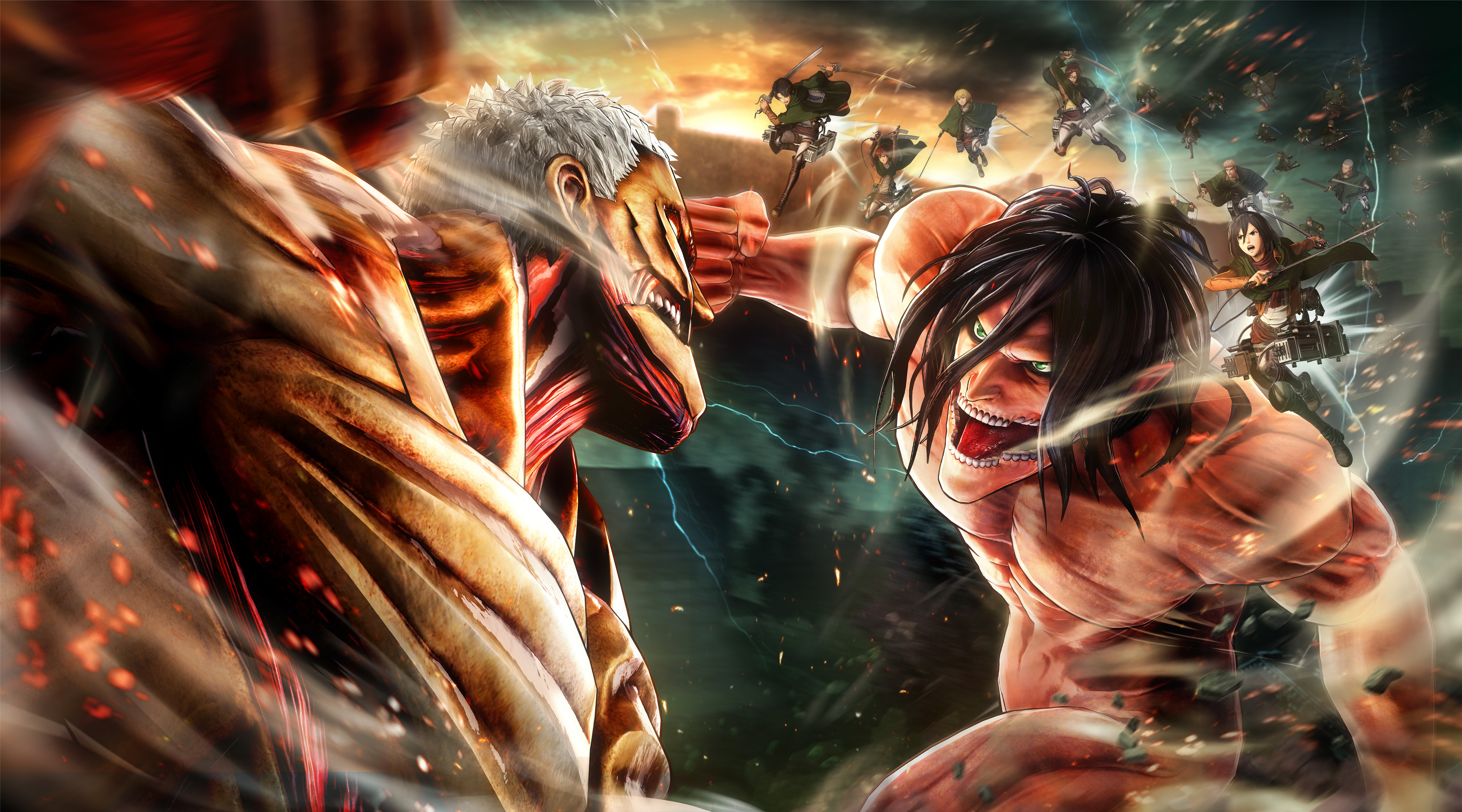 2048x2048 Attack On Titan 2 Ipad Air Hd 4k Wallpapers Images Backgrounds Photos And Pictures