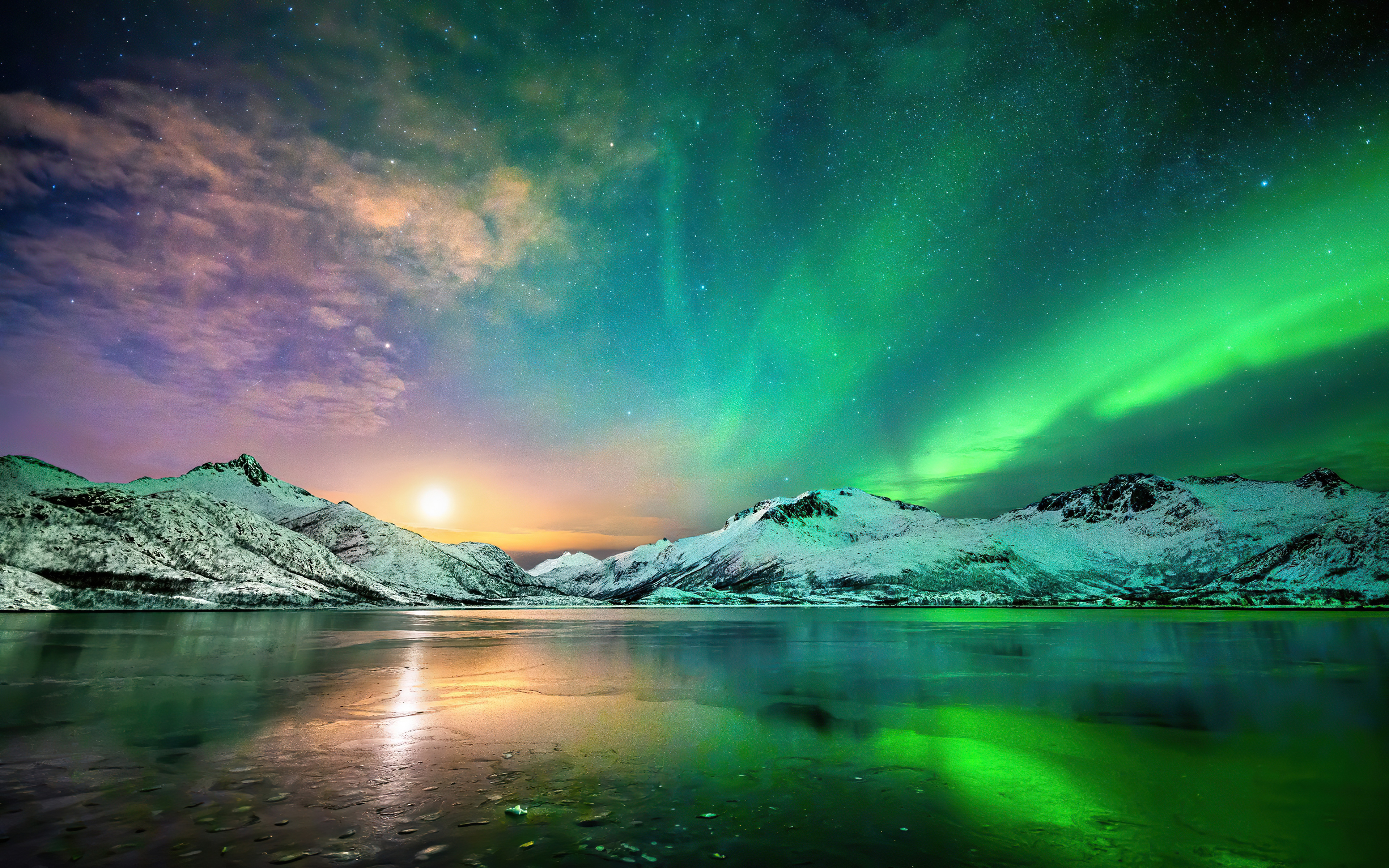 Aurora Northern Lights 4k, HD Nature