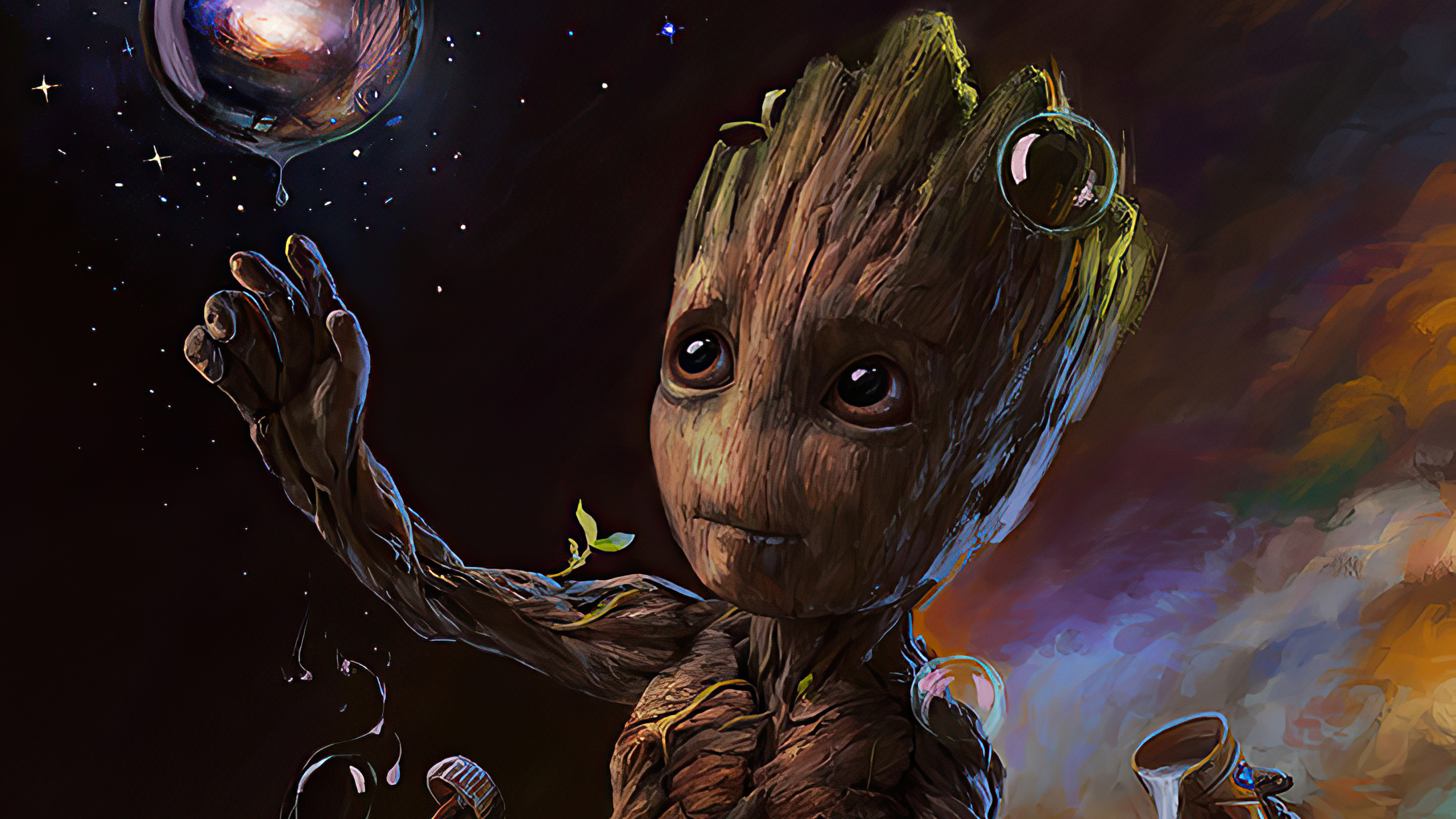 2560x1080 Baby Groot 2020 Art 2560x1080 Resolution HD 4k Wallpapers,  Images, Backgrounds, Photos and Pictures