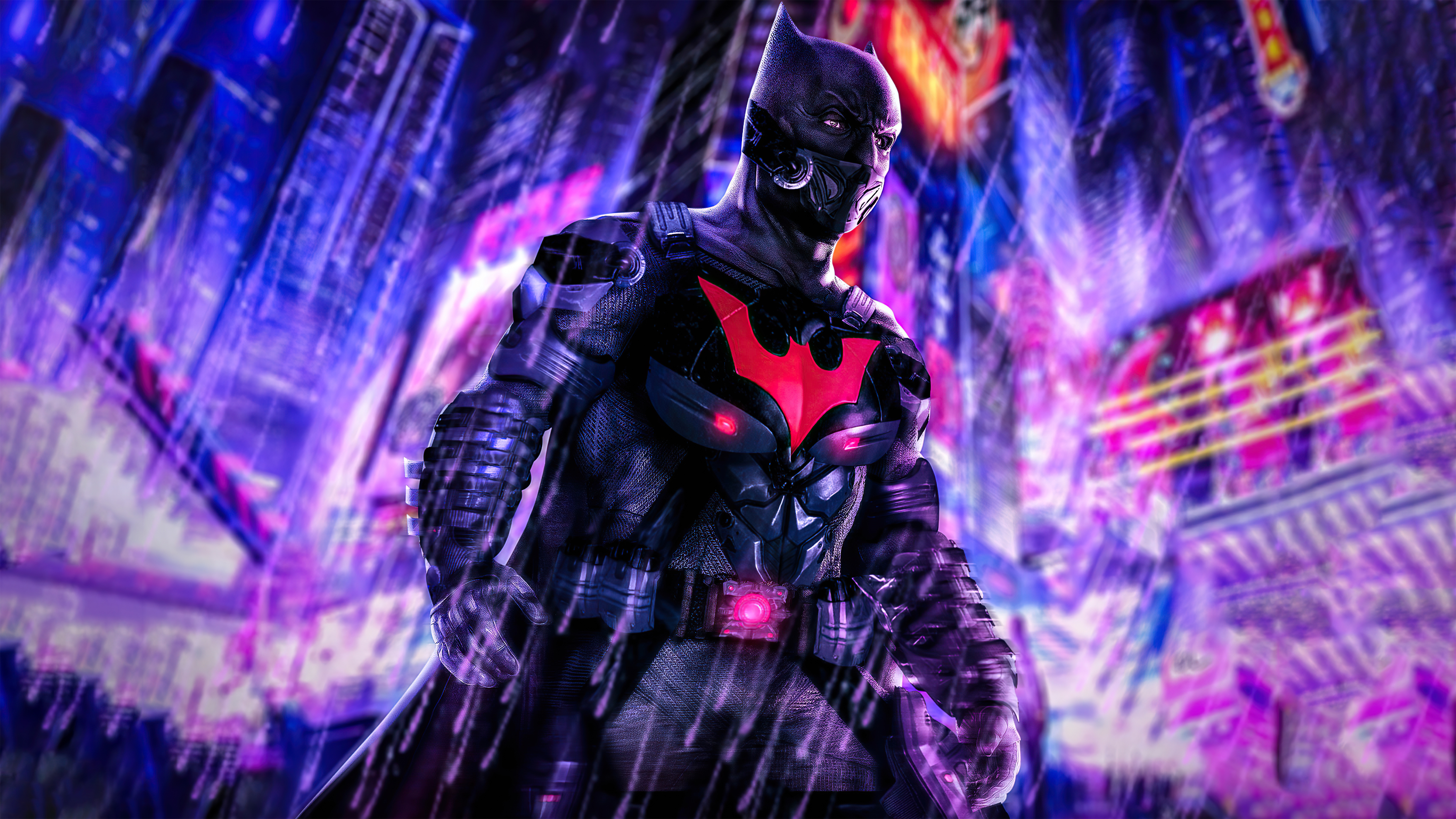 Batman Beyond wallpaper [3559x7706] : r/BatmanBeyond