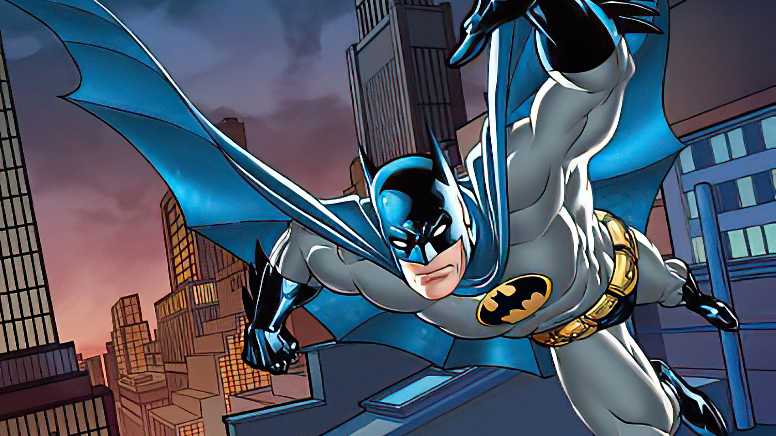 The Batman, cartoon, comics, hq, tv, HD wallpaper