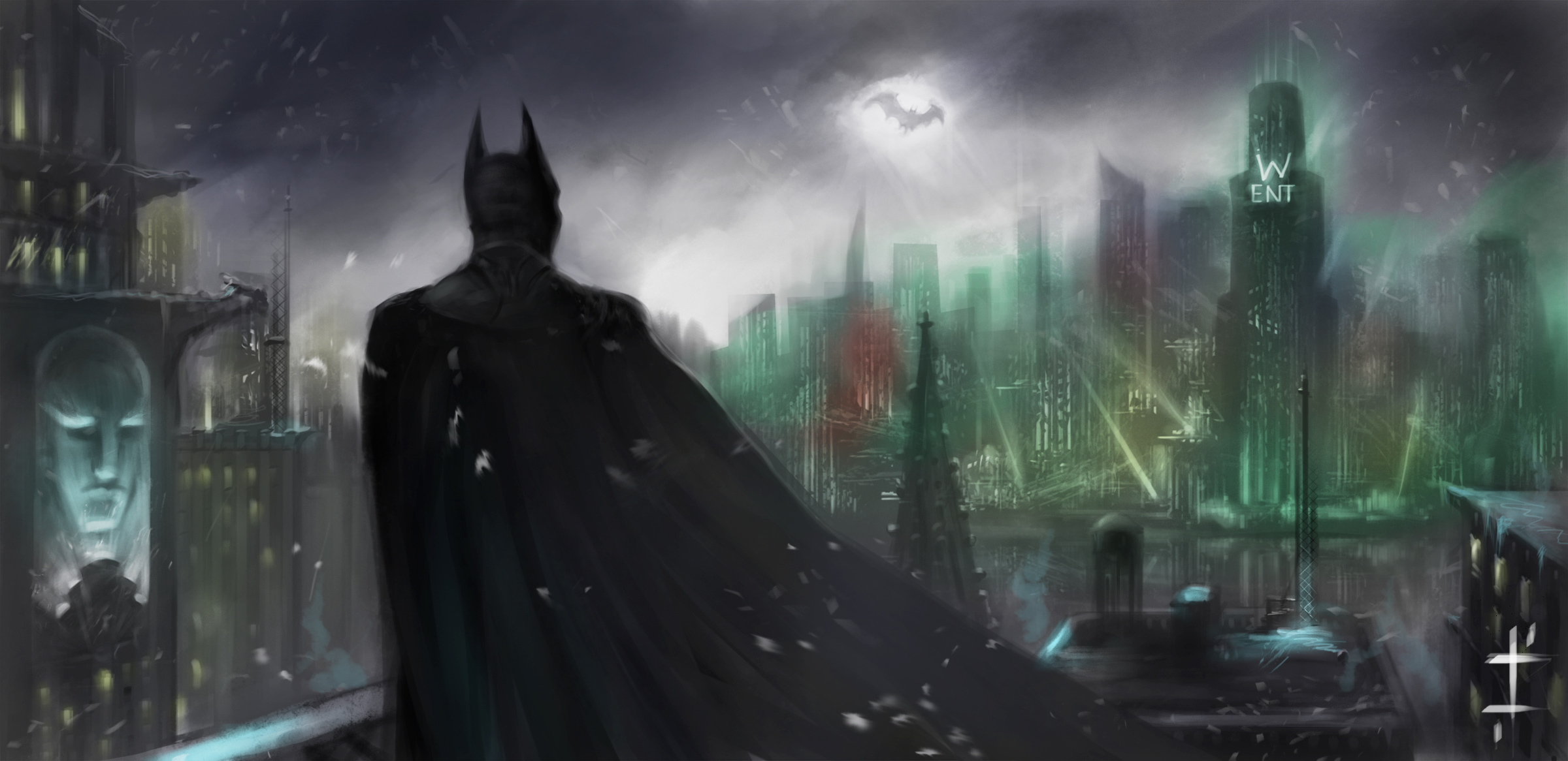 Batman - Gray Desktop Wallpaper by DraganD on DeviantArt