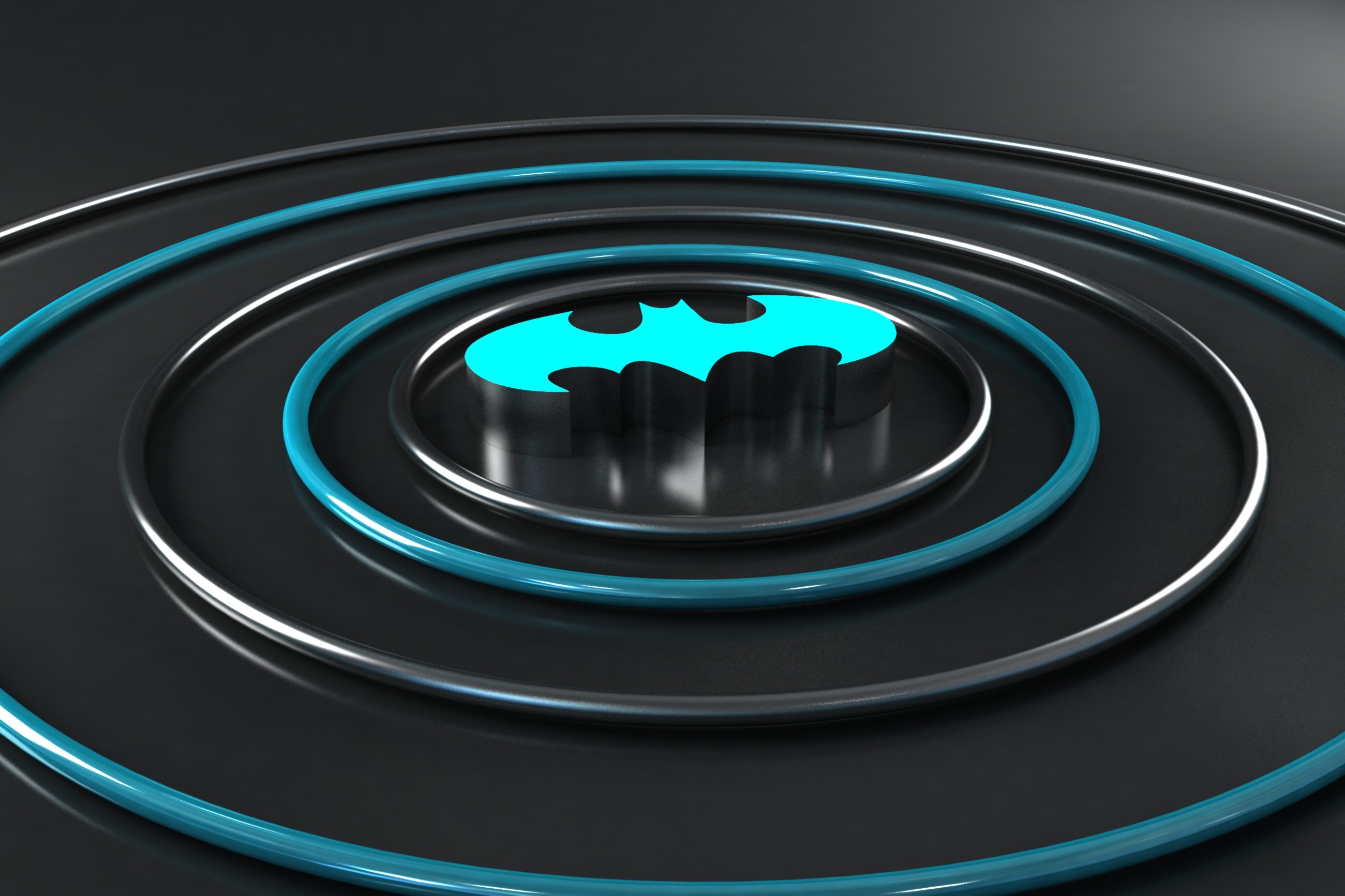 Batman Logo 3d, HD Superheroes, 4k