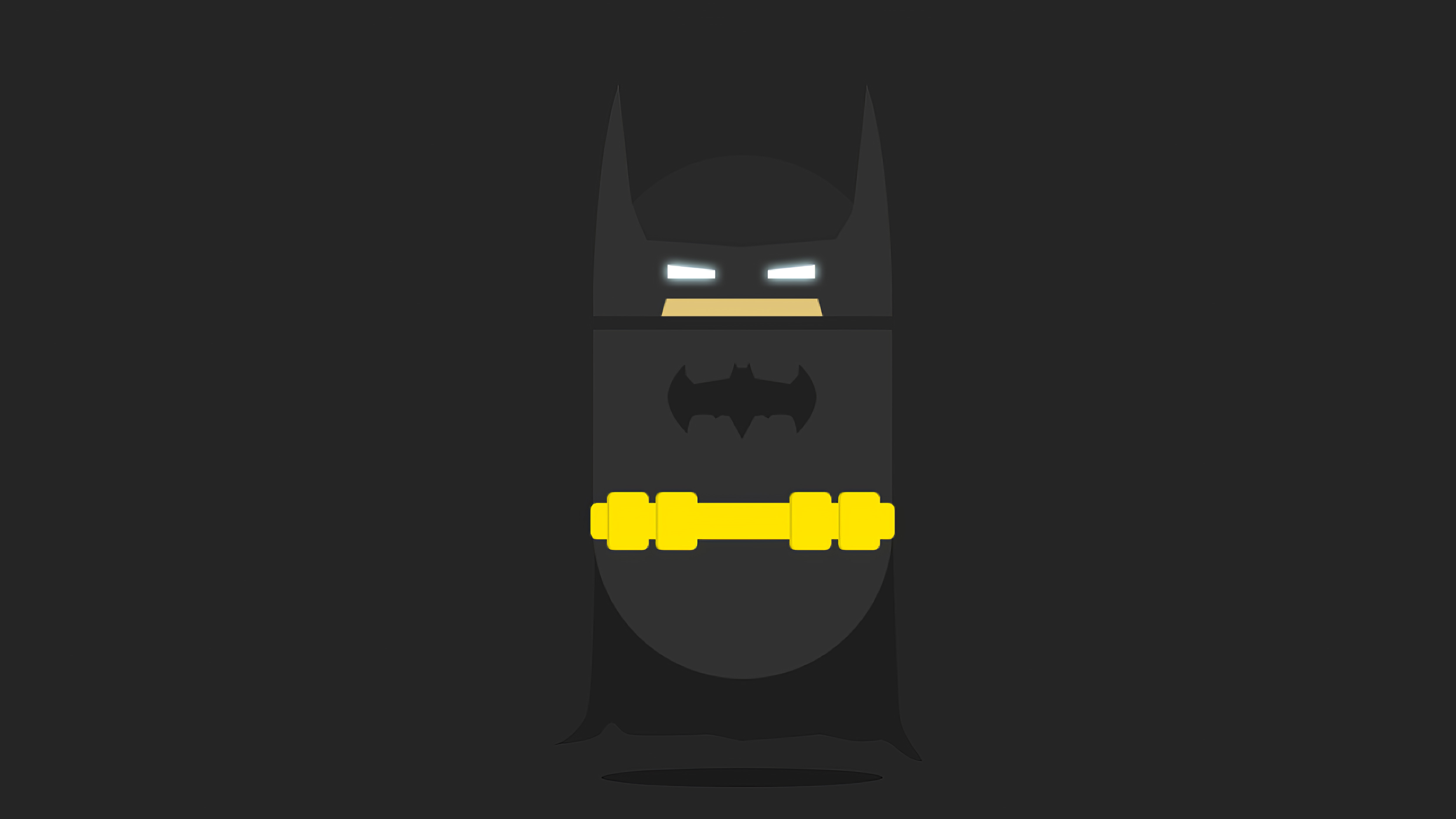 Minimalism Batman UHD 8K Wallpaper