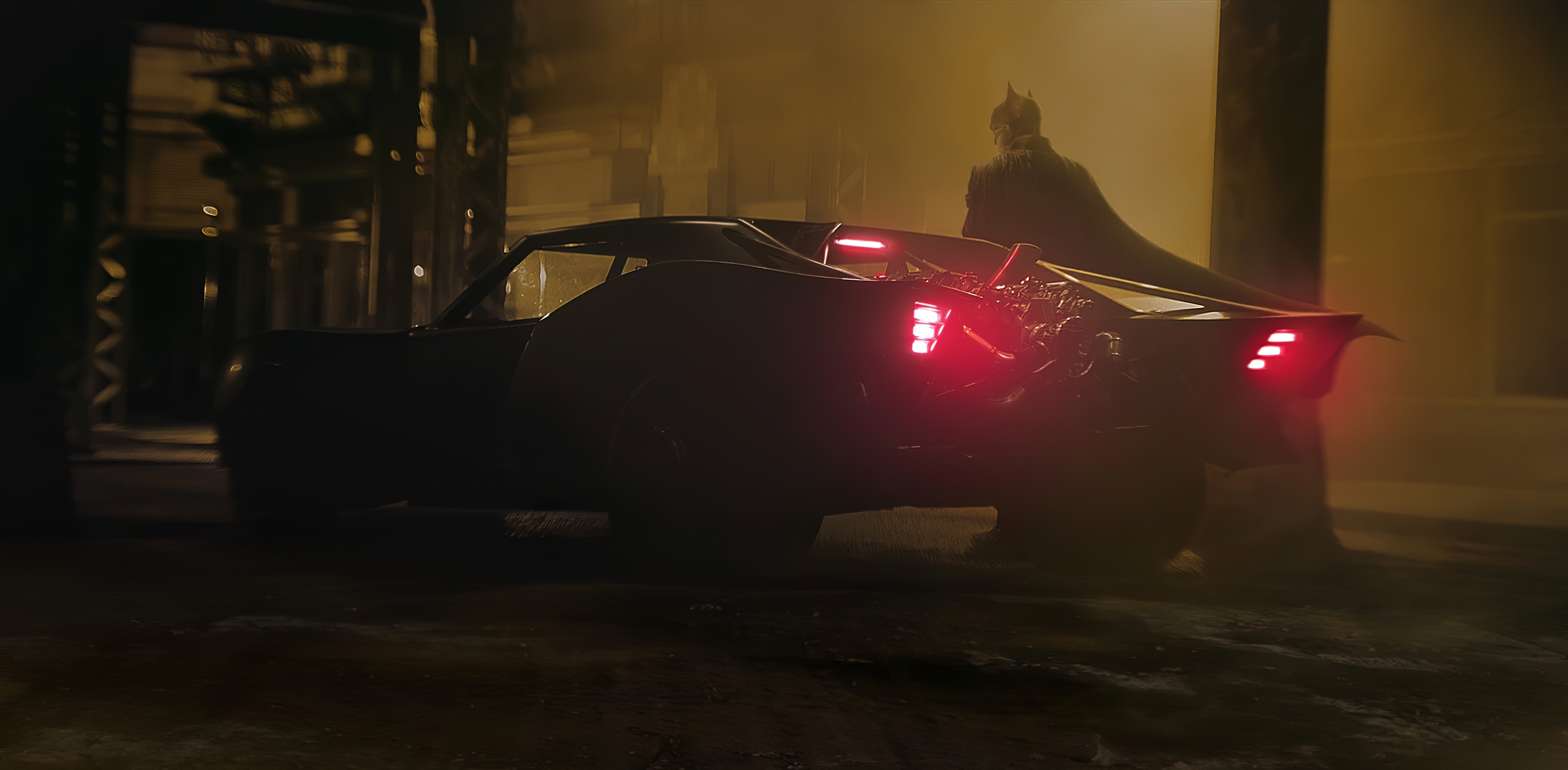 Batman With Batmobile 8k Wallpaper,HD Superheroes Wallpapers,4k Wallpapers ,Images,Backgrounds,Photos and Pictures