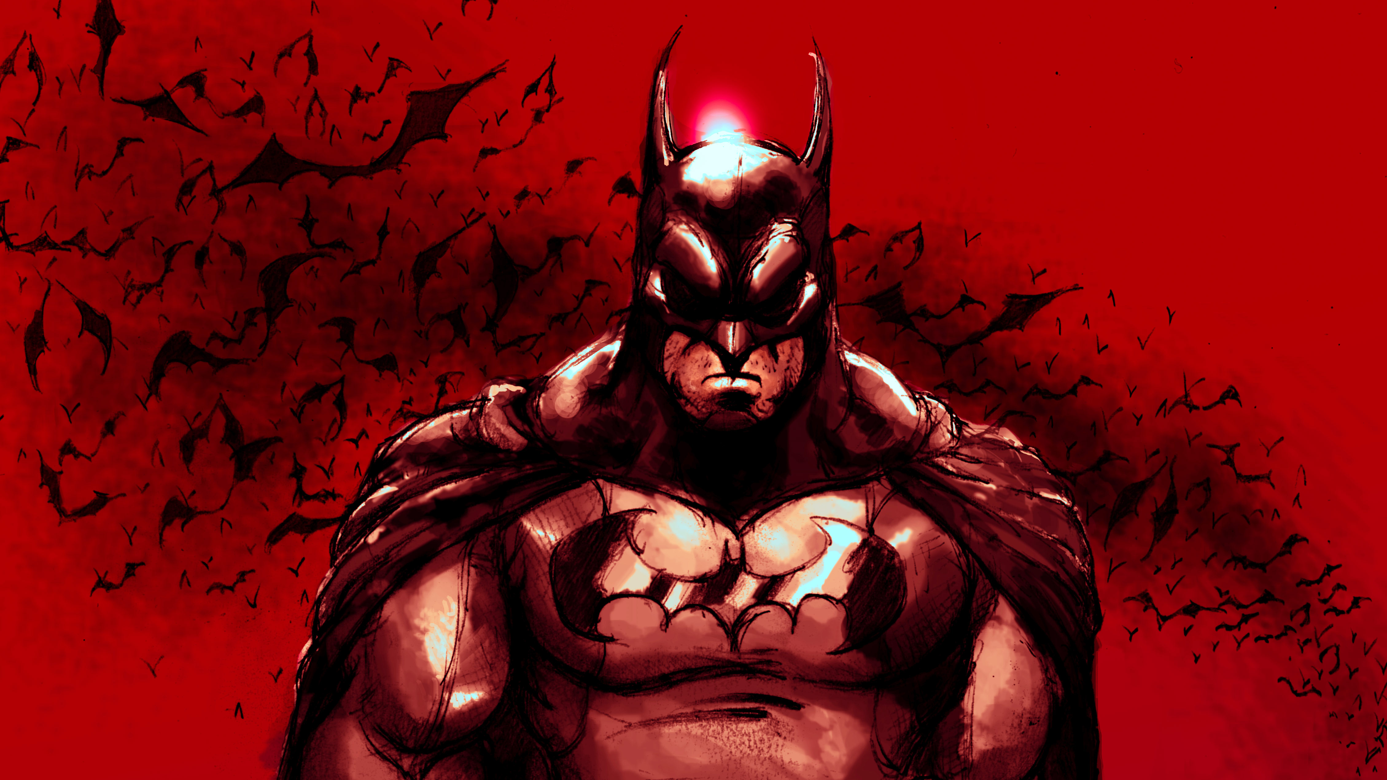 Red Batman Wallpaper 4k HD ID:5112