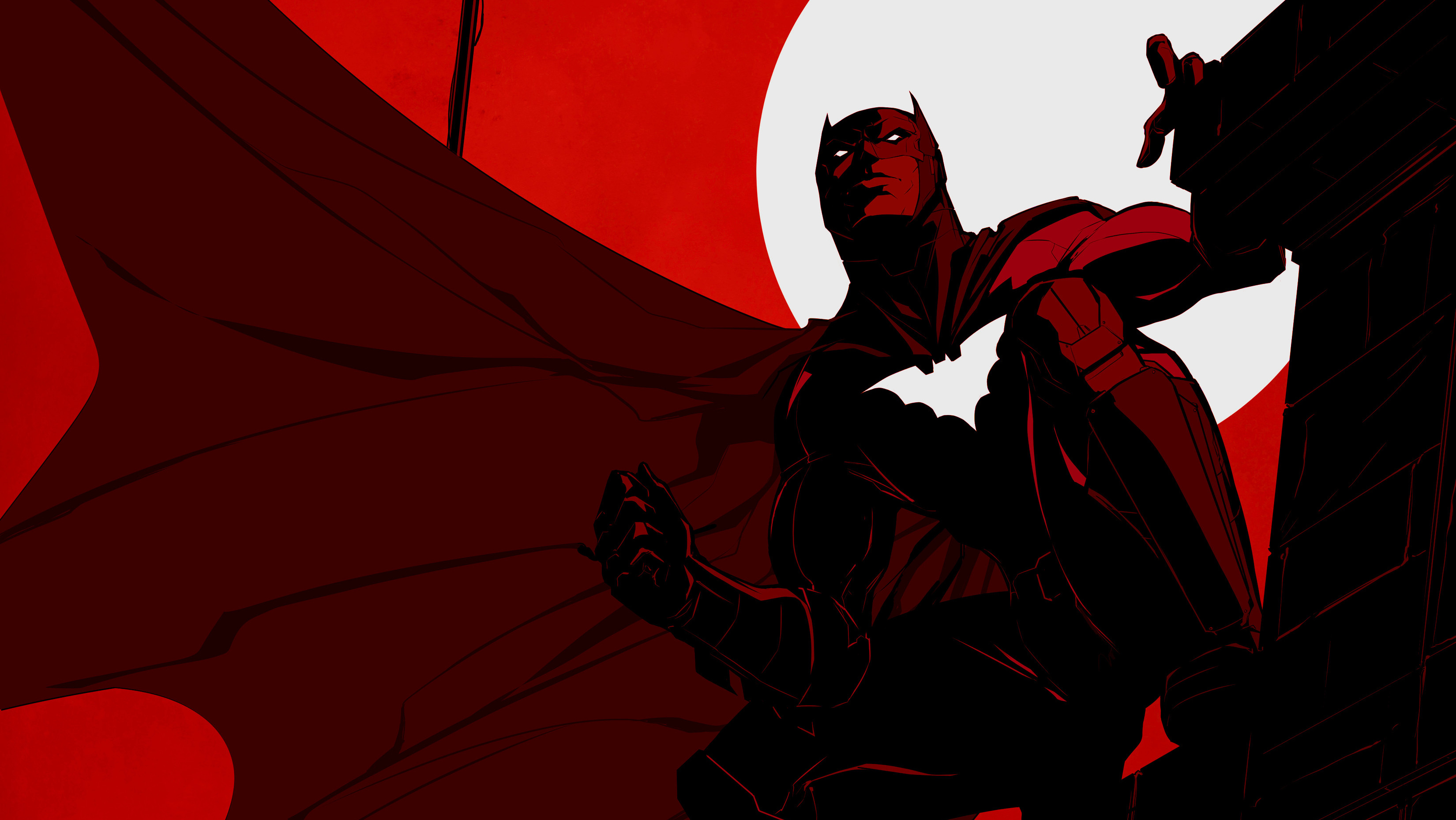 Batman Red Dark Theme, HD Superheroes, 4k Wallpapers, Images, Backgrounds,  Photos and Pictures