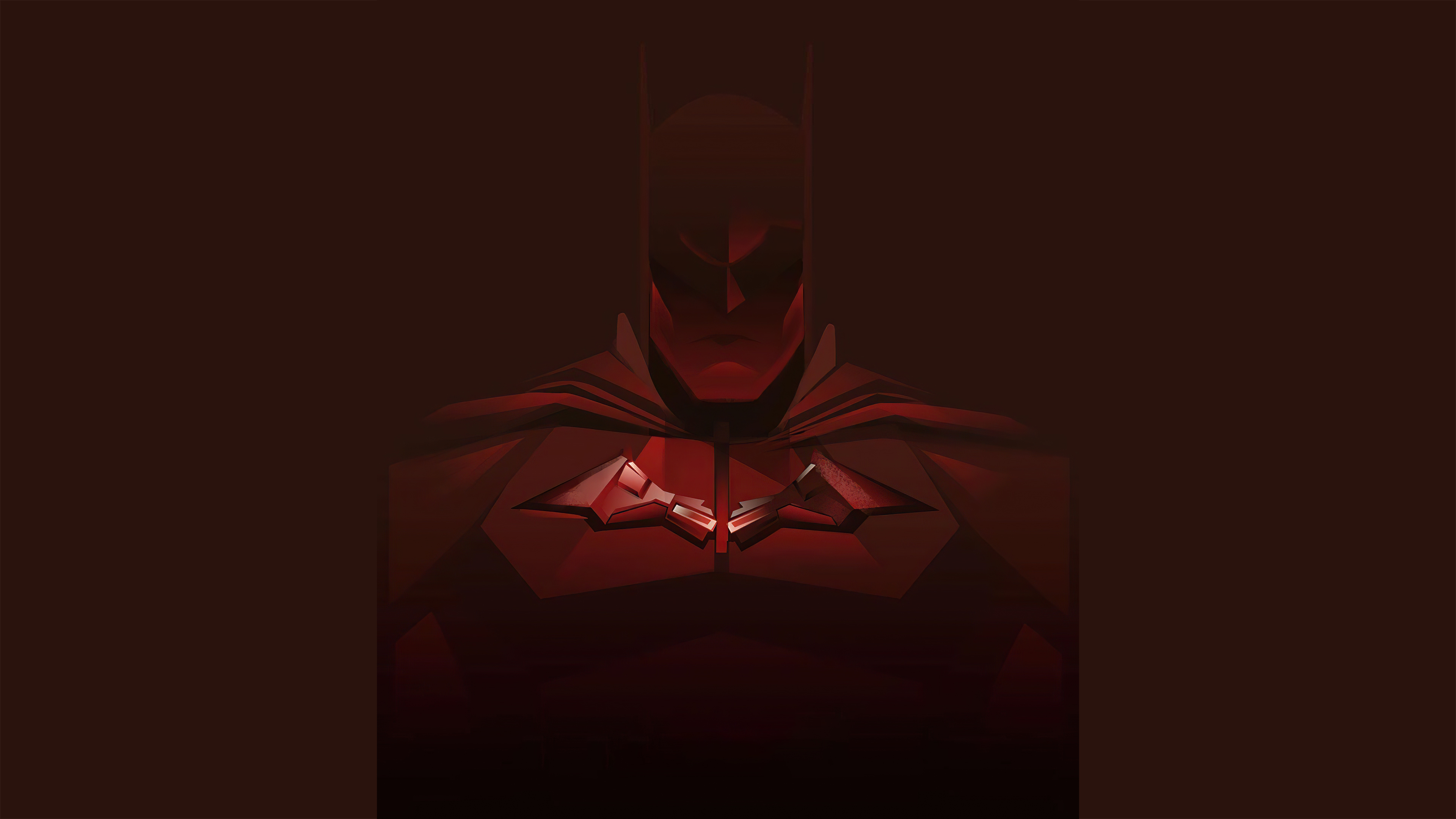 Minimalist Batman Red Desktop Wallpaper - Batman Background