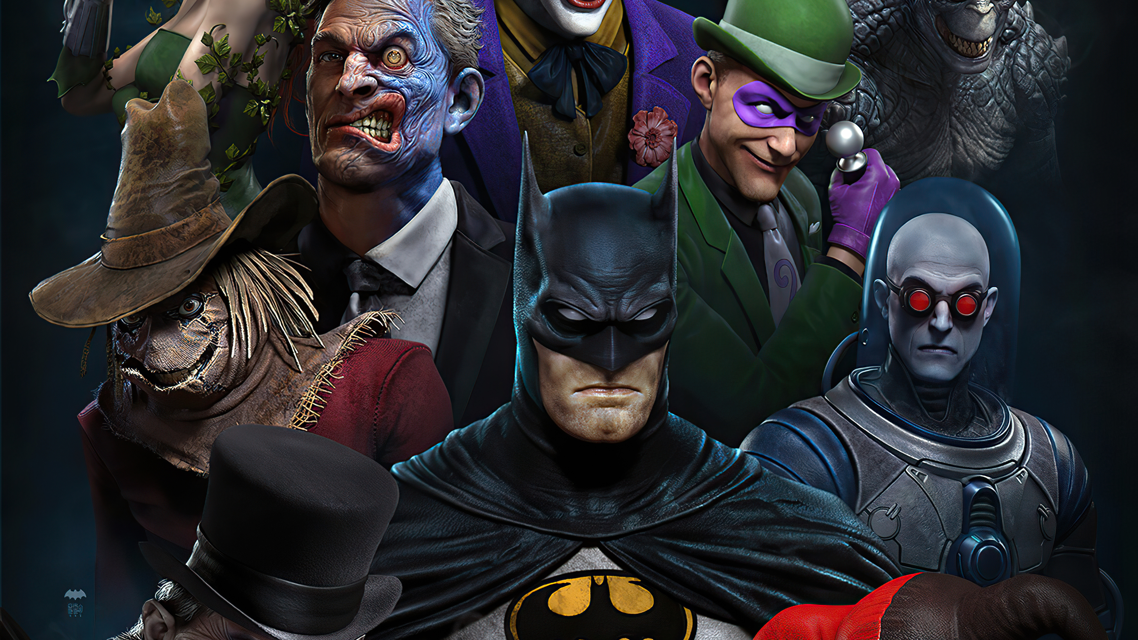 Batman The Animated Series Superheroes 4k, HD Superheroes, 4k