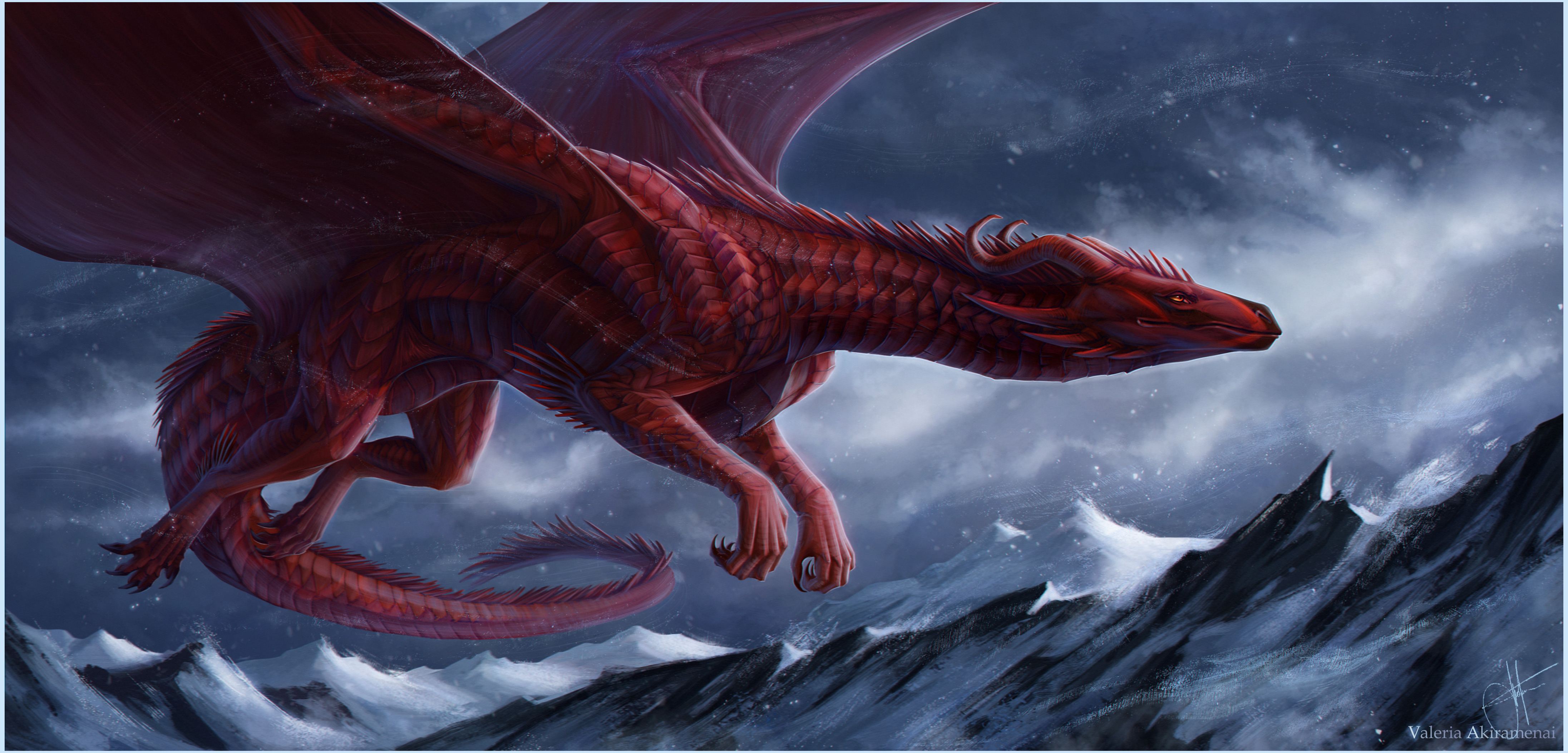 Big Red Dragon, HD Artist, 4k Wallpapers, Images, Backgrounds, Photos and  Pictures