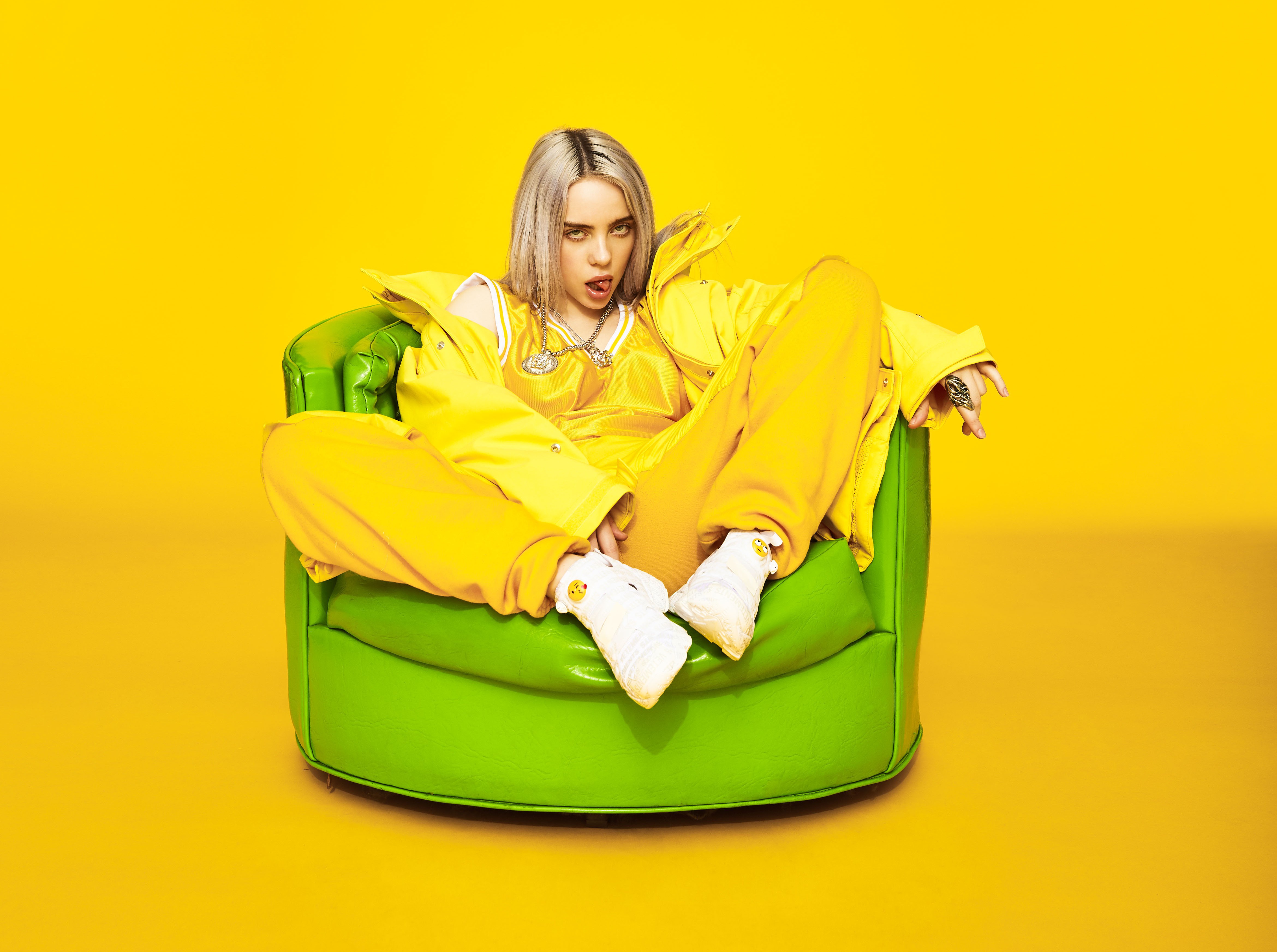1280x2120 Billie Eilish Armchar Siting 5k Iphone 6 Hd 4k Wallpapers Images Backgrounds Photos And Pictures