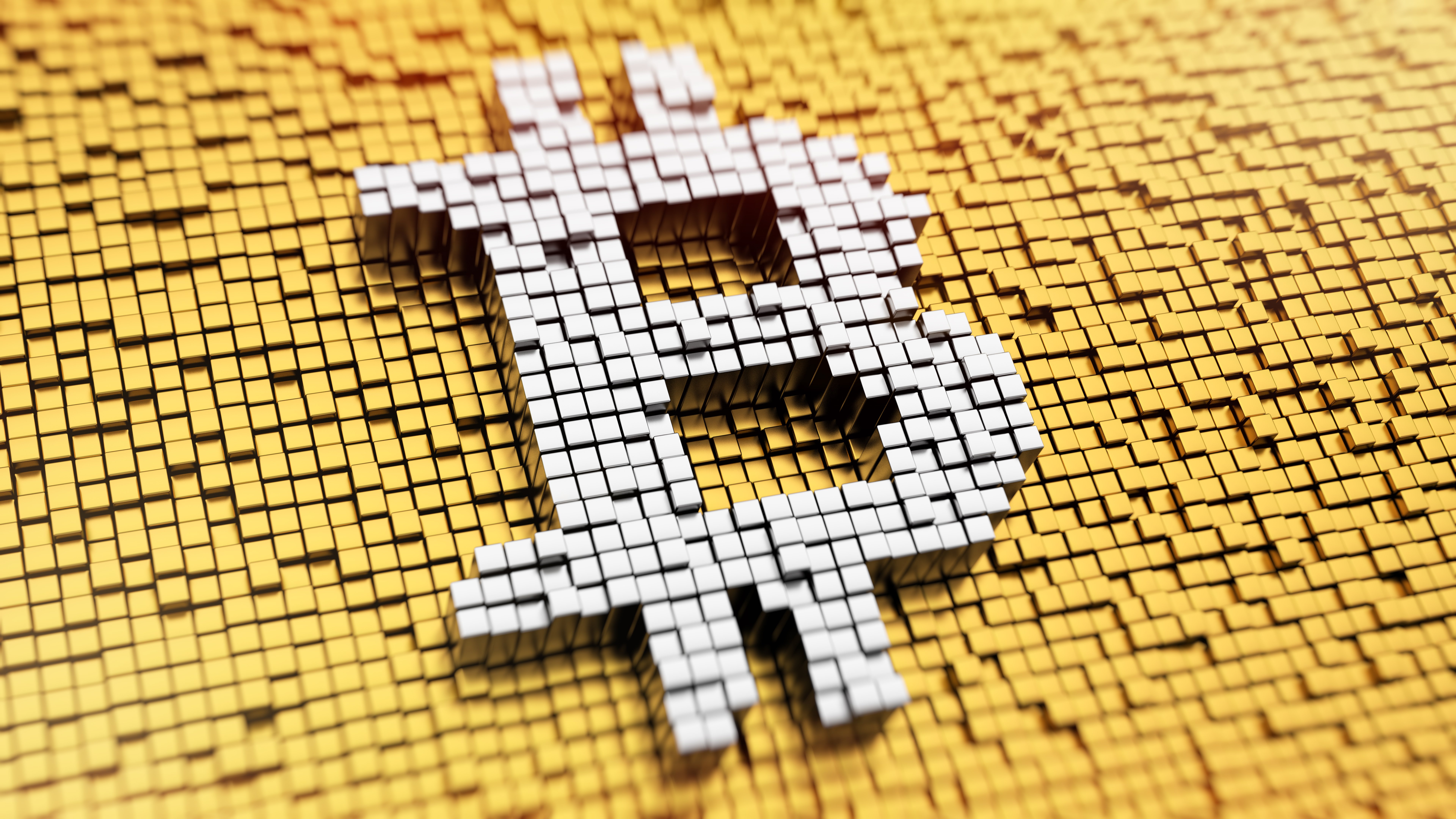 3d bitcoin logo