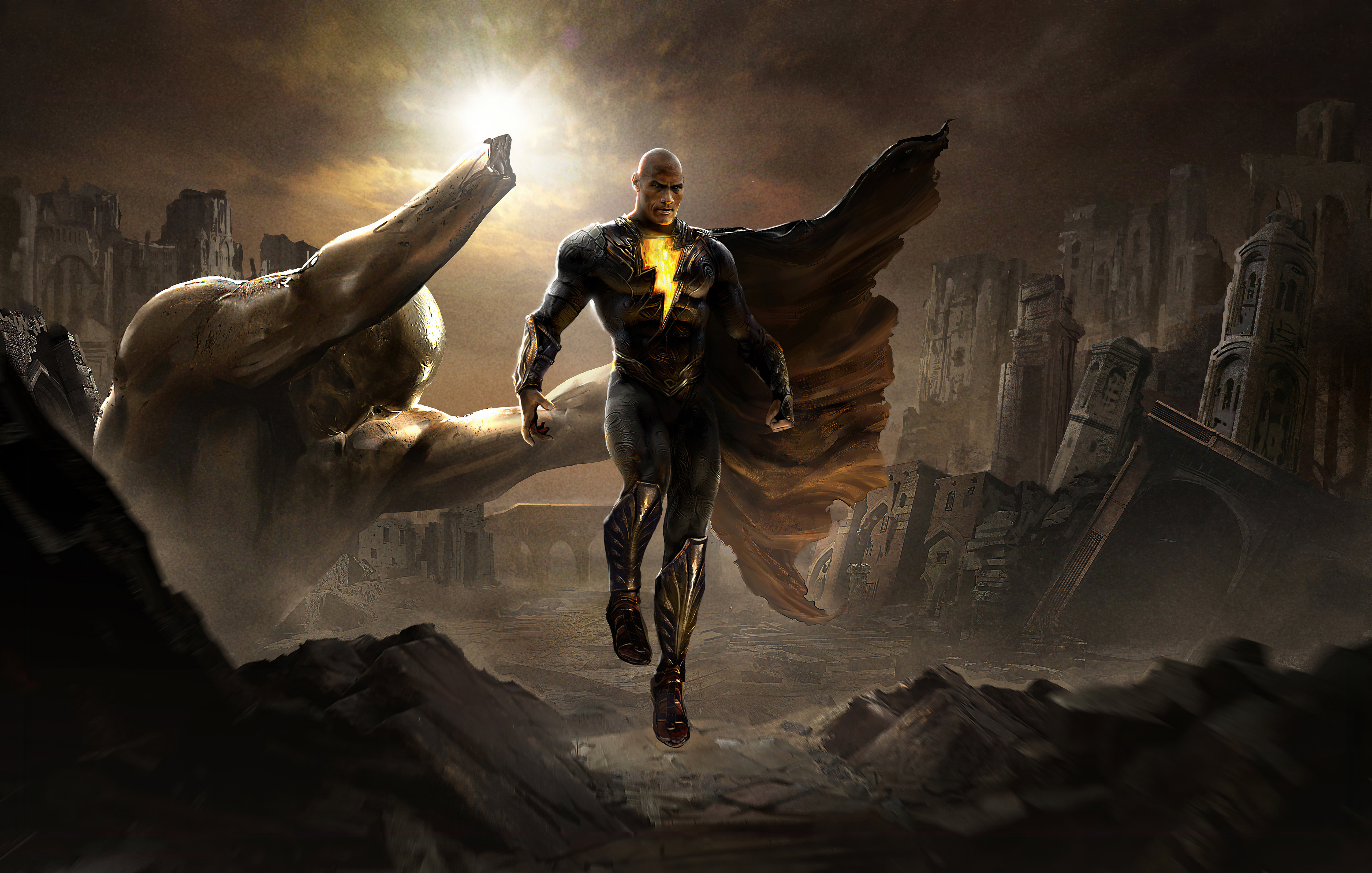 Flying Black Adam