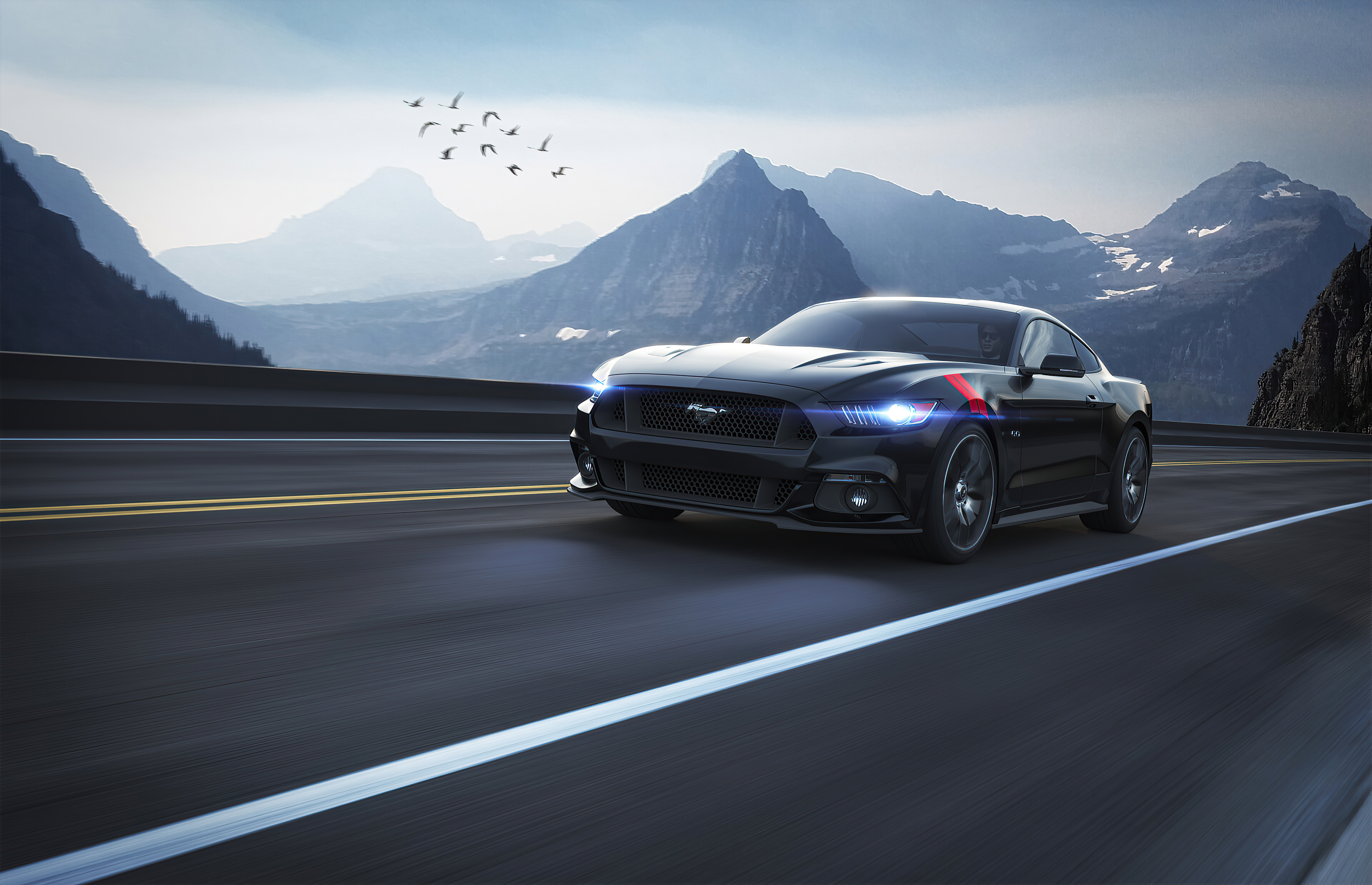 Black Ford Mustang 4k 2020, HD Cars, 4k Wallpapers, Images ...