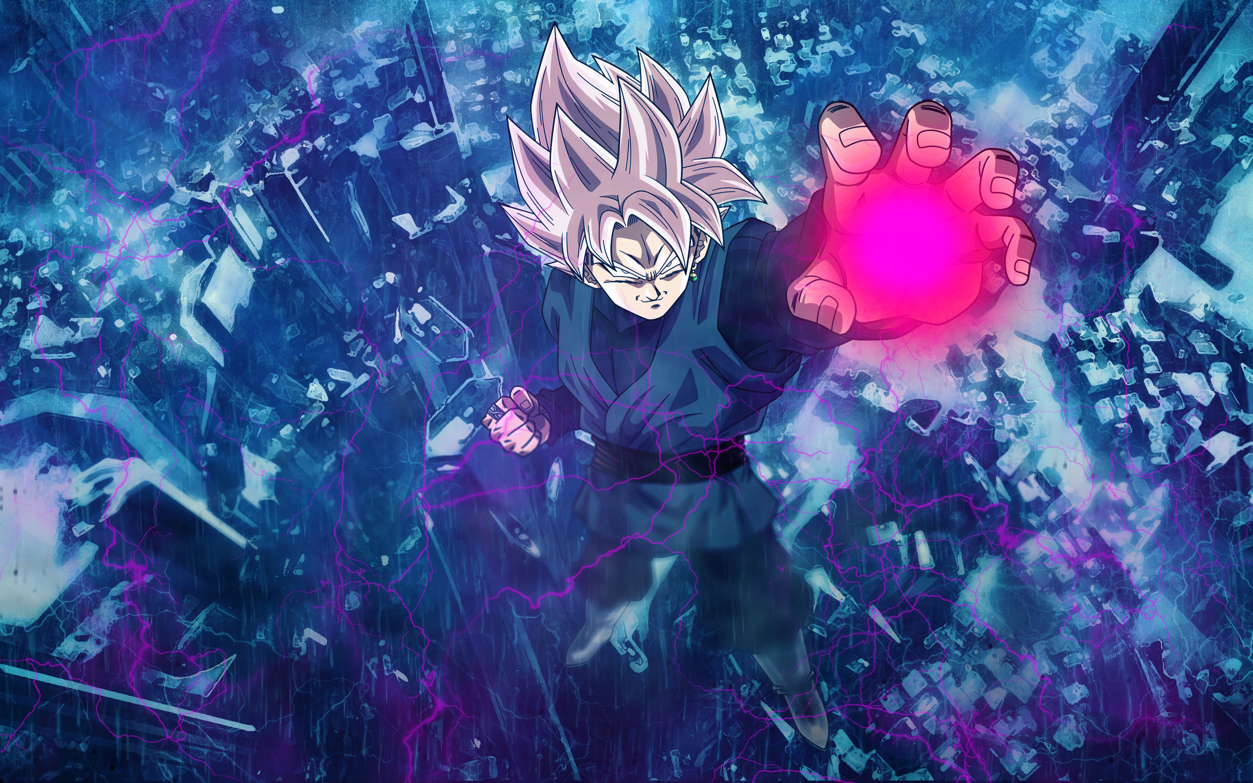 Wallpaper full power dragon ball super black goku desktop wallpaper hd  image picture background c12f06  wallpapersmug