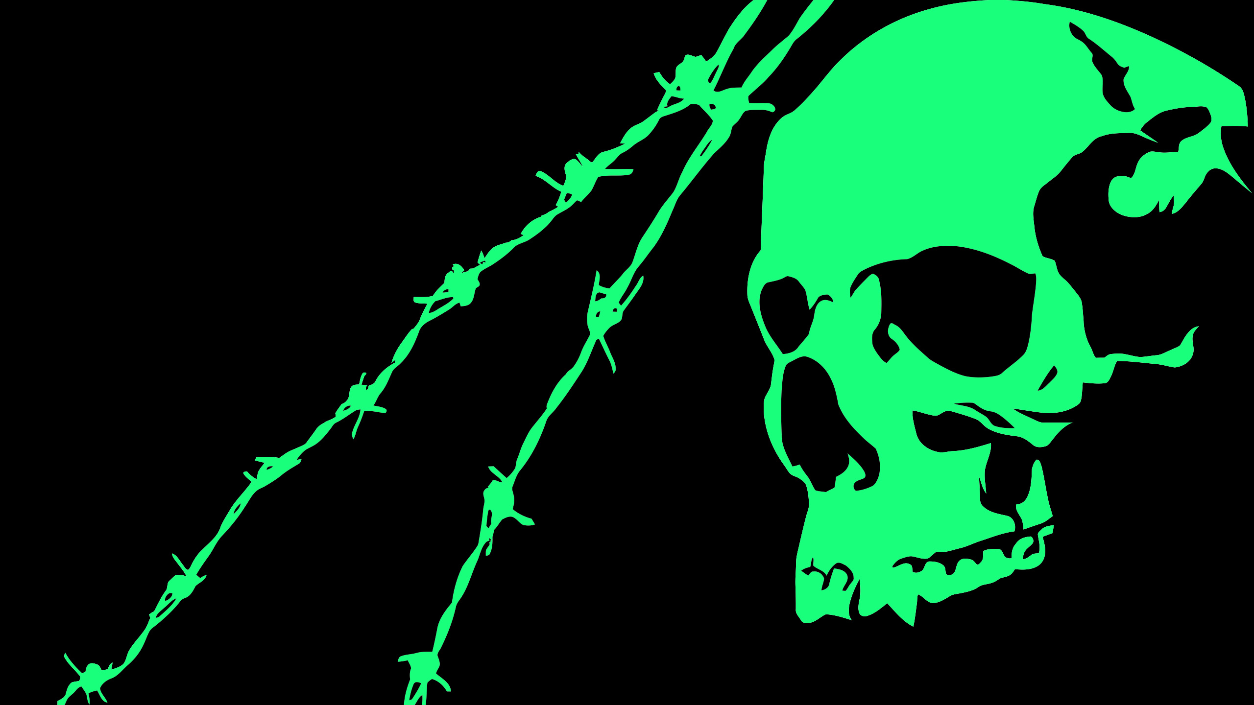 Black Green Skull Minimalist, HD Artist, 4k Wallpapers, Images, Backgrounds,  Photos and Pictures