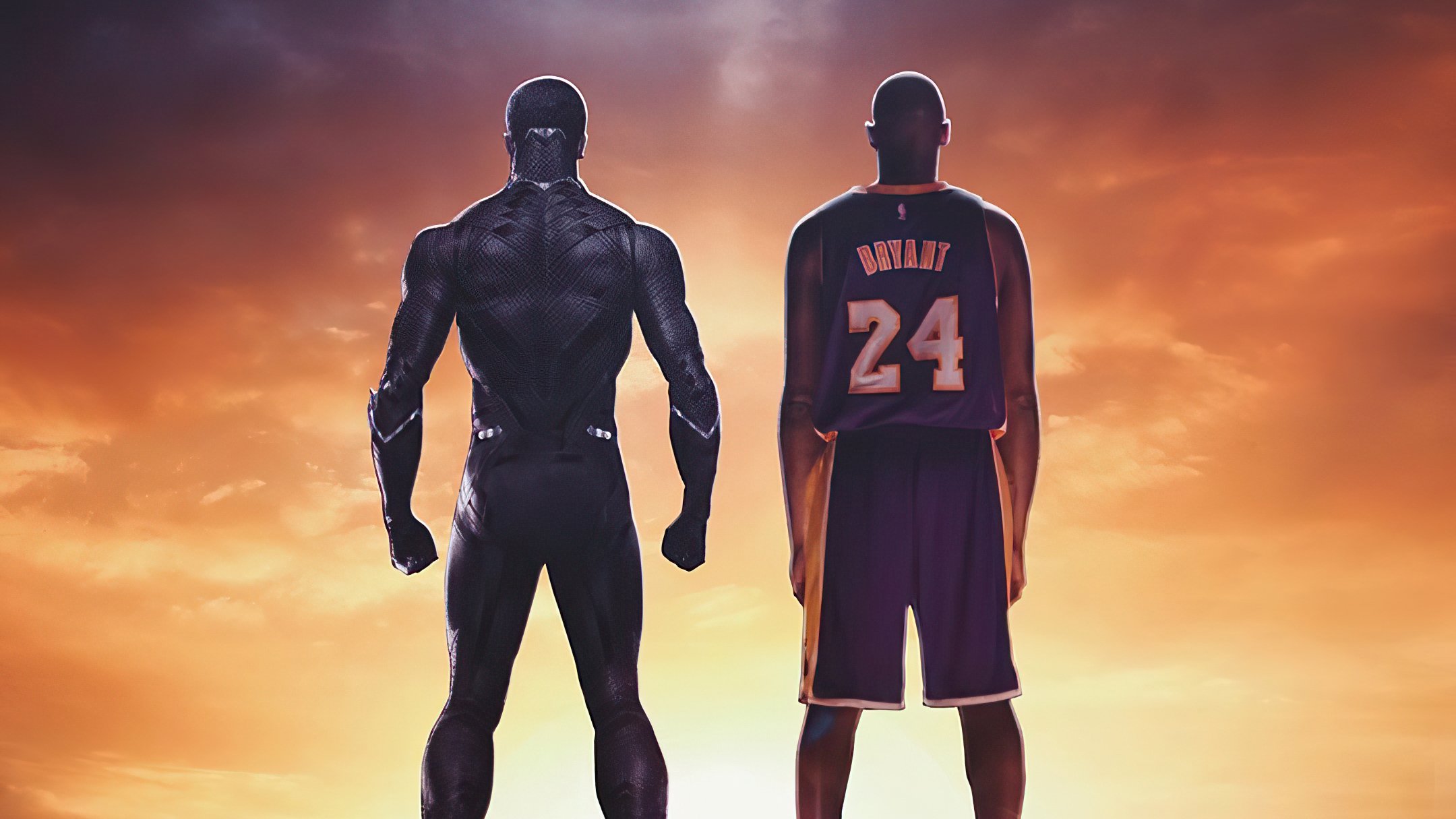 HD wallpaper Lakers 24 illustration NBA LeBron James champions Kobe  Bryant  Wallpaper Flare