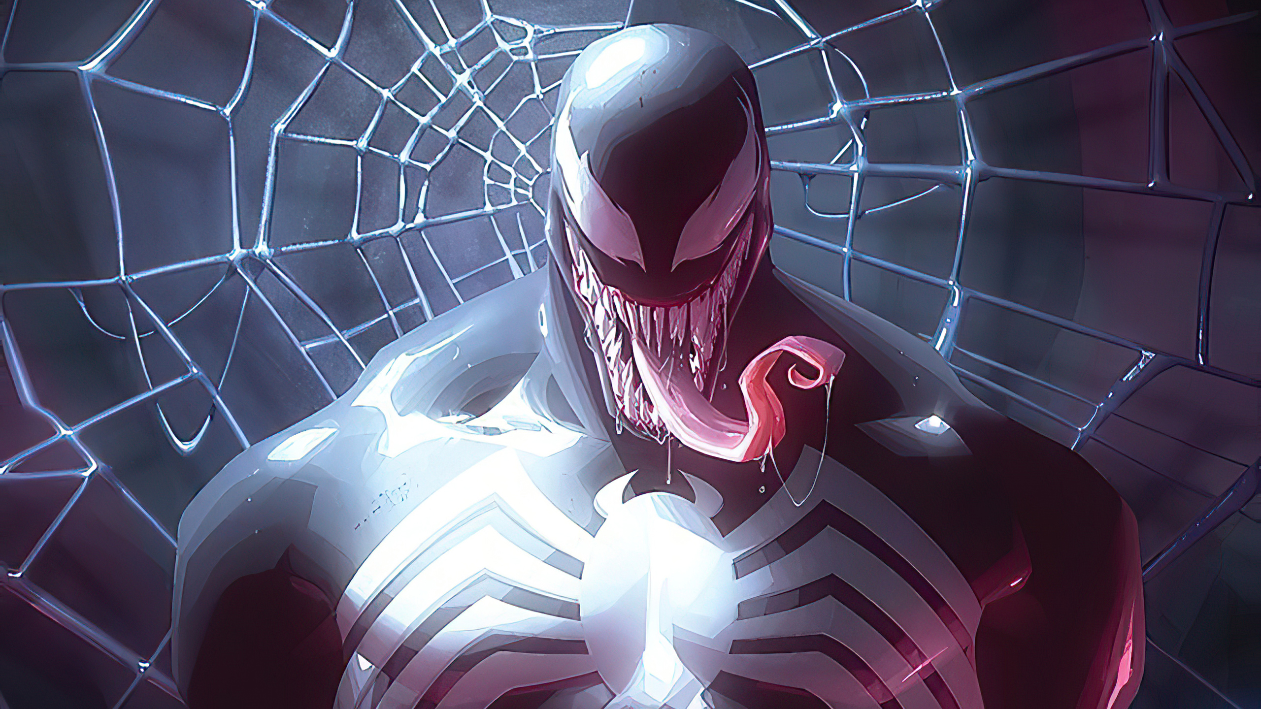 Venom Dark Wallpaper 4K